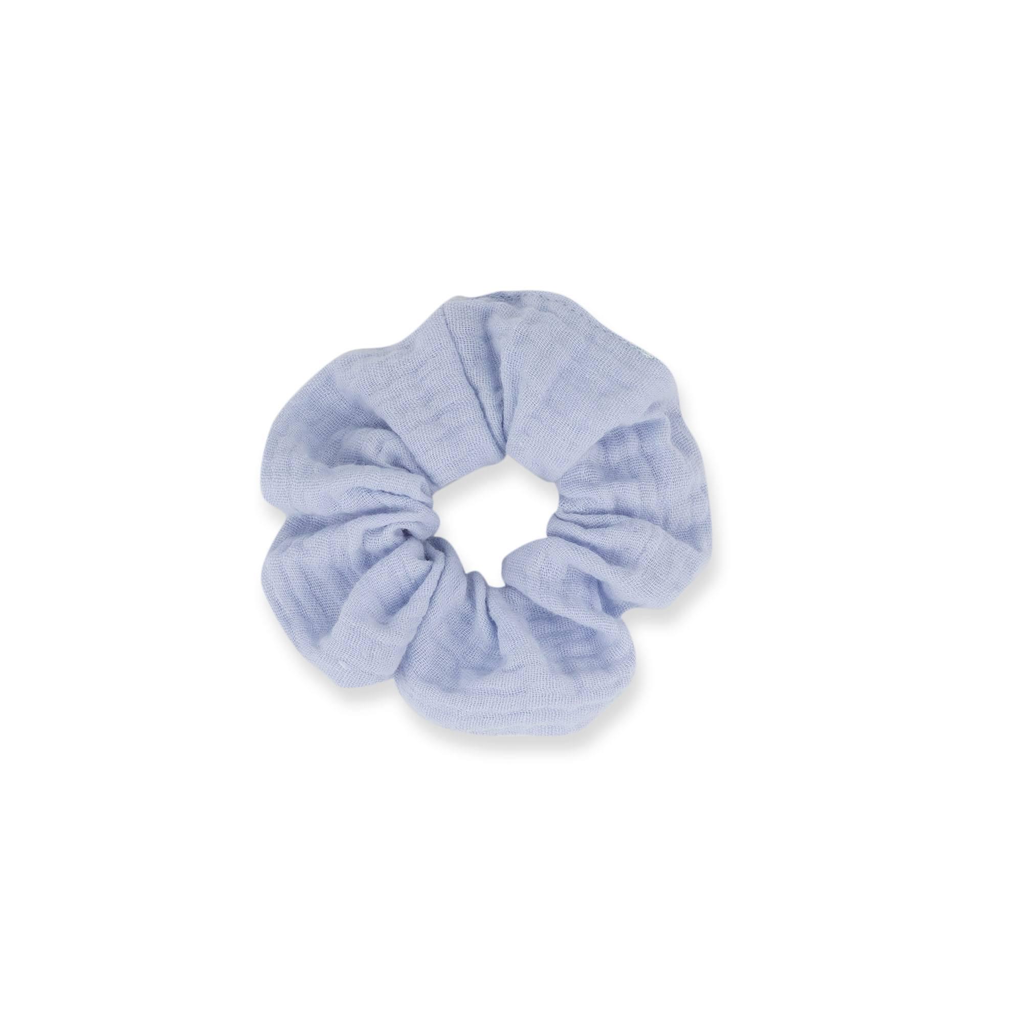 Navy blue muslin scrunchie set