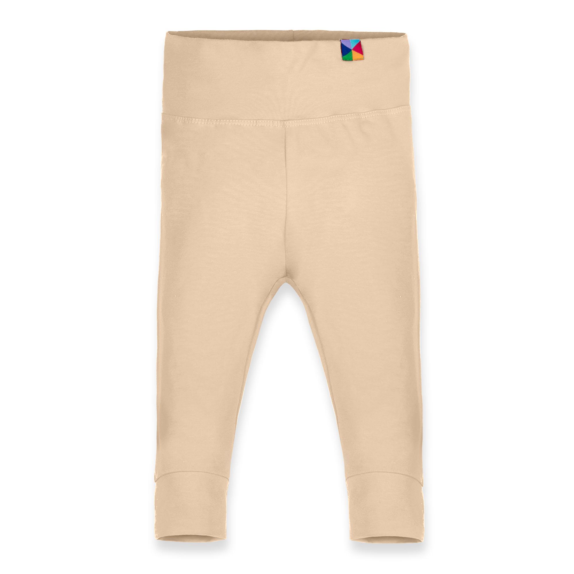 Beige jersey pants