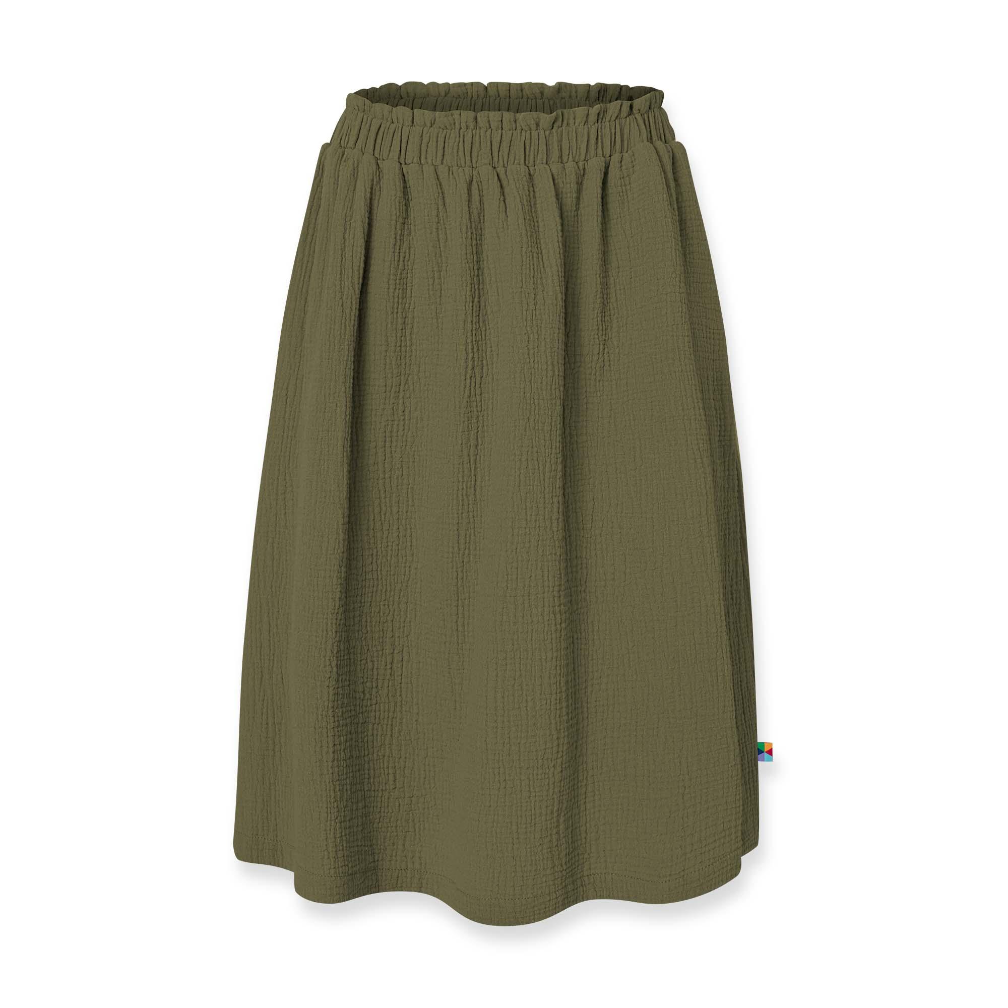 Khaki muslin skirt Women