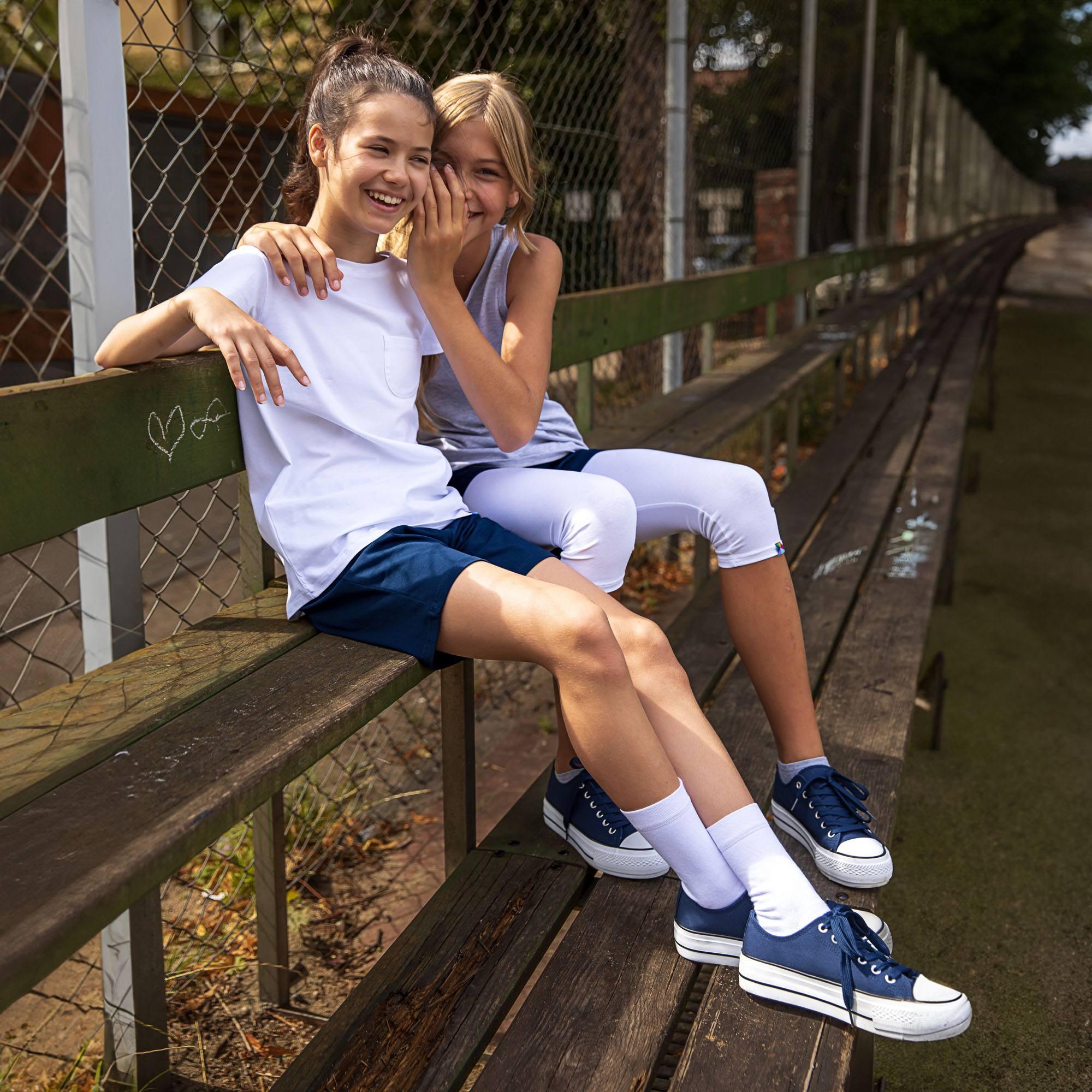 White T-shirt with a pocket Junior