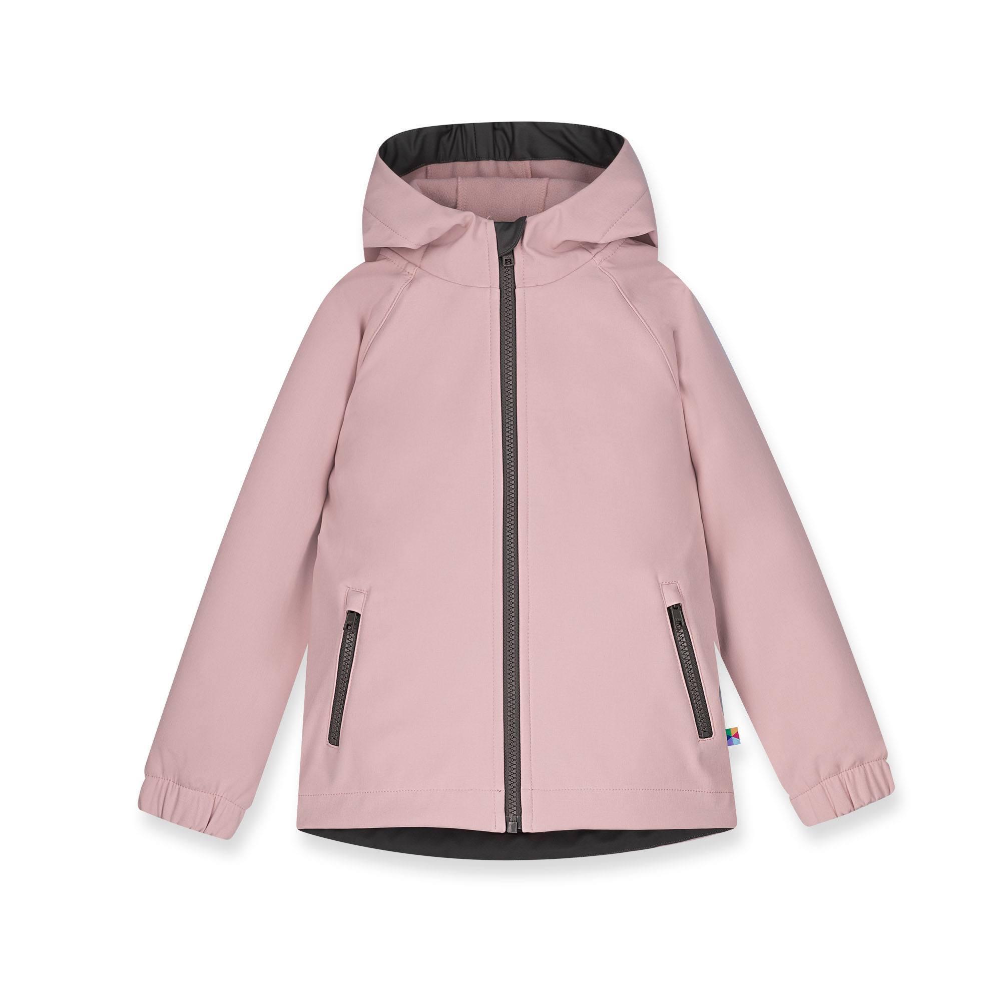 Pastel pink softshell jacket Baby