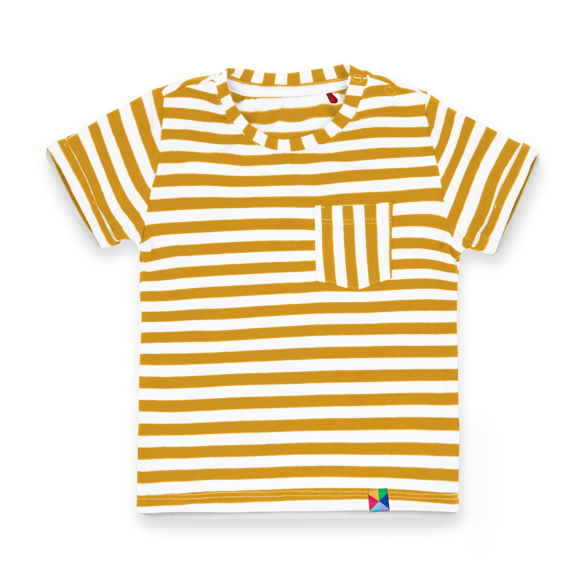 Mustard stripes T-shirt Baby