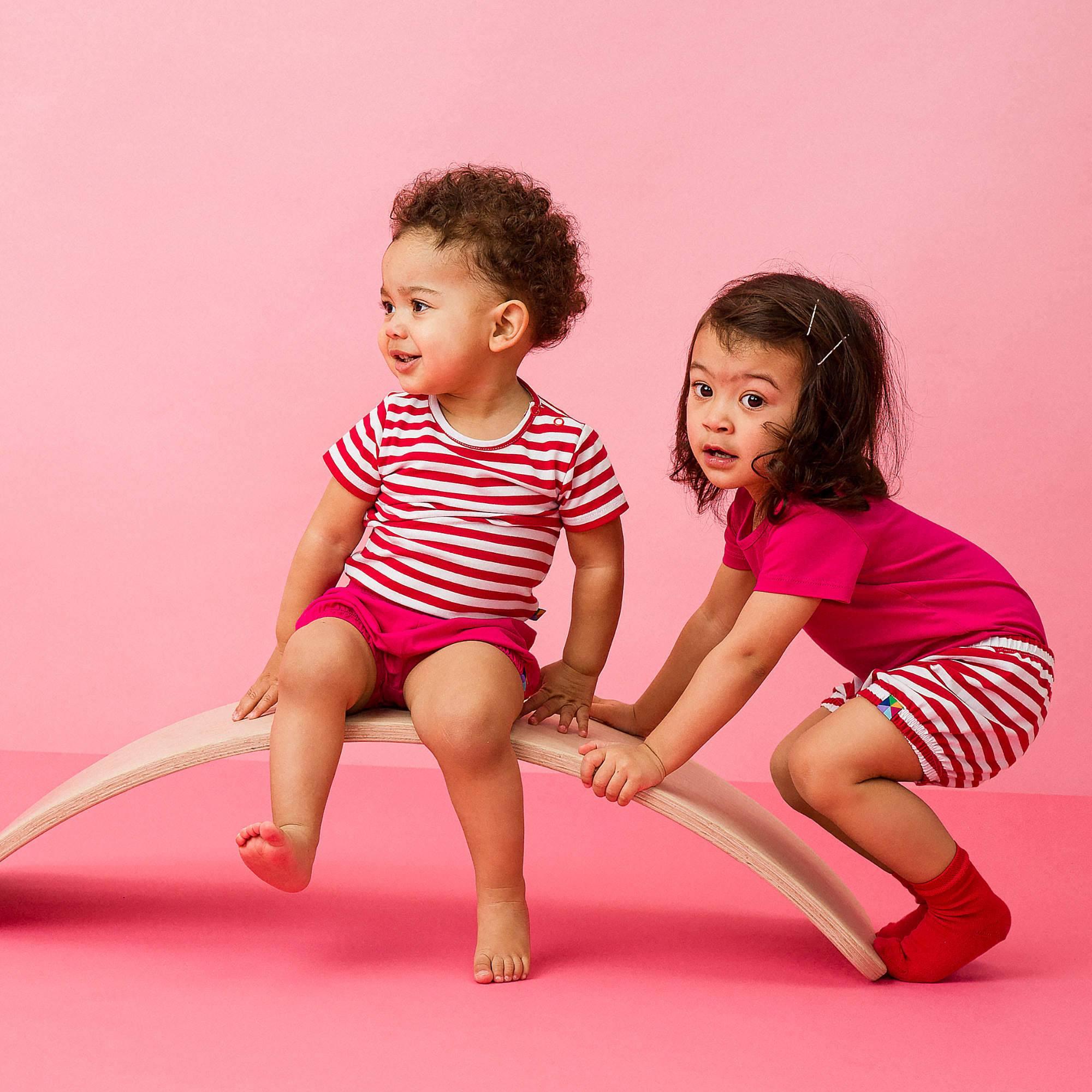 Red stripes bloomers