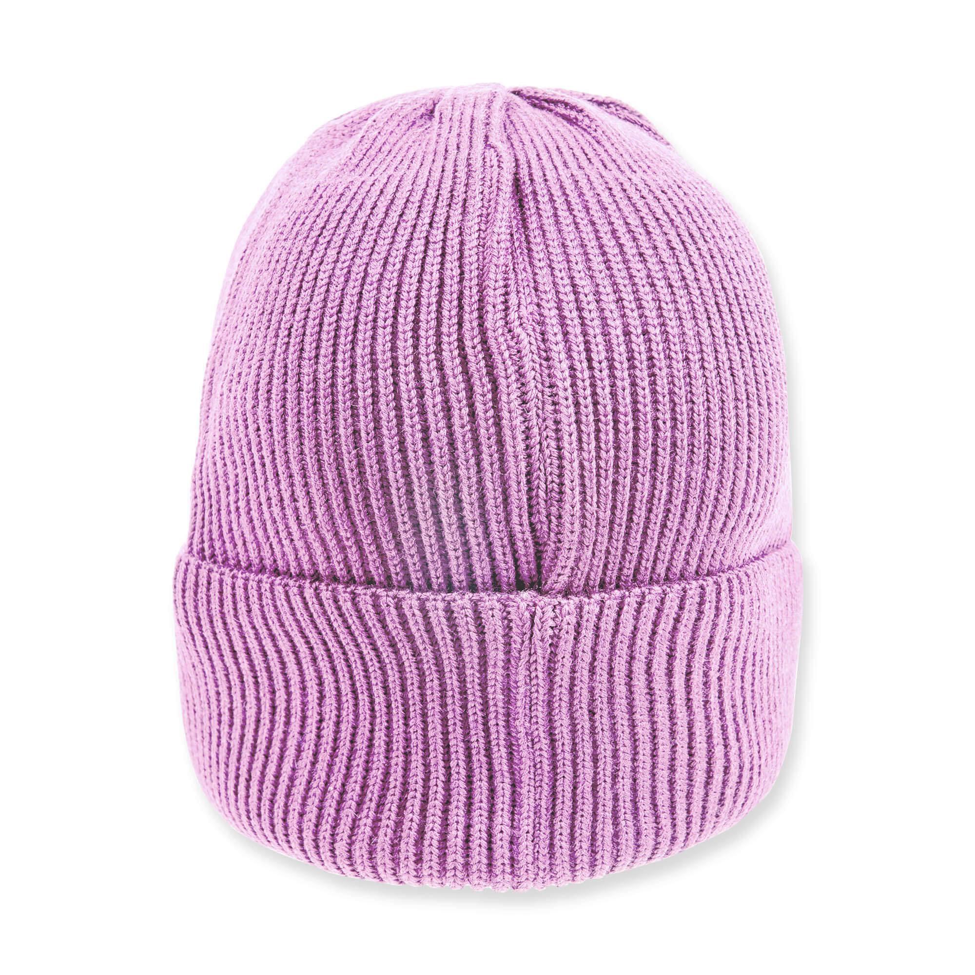 Light purple merino wool hat kids