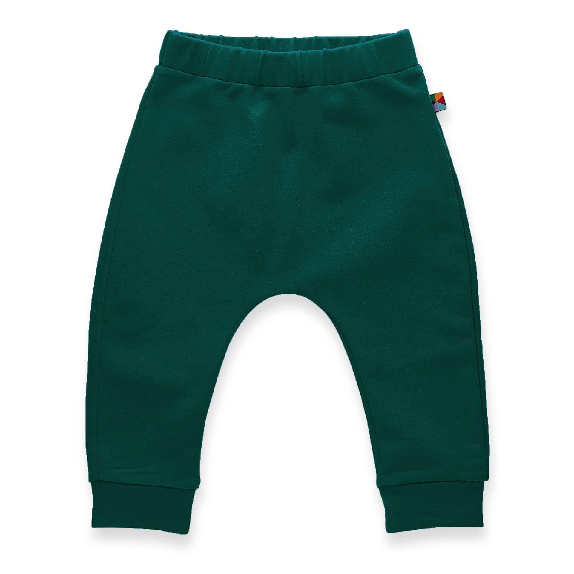 Bottle-green sweatpants Baby