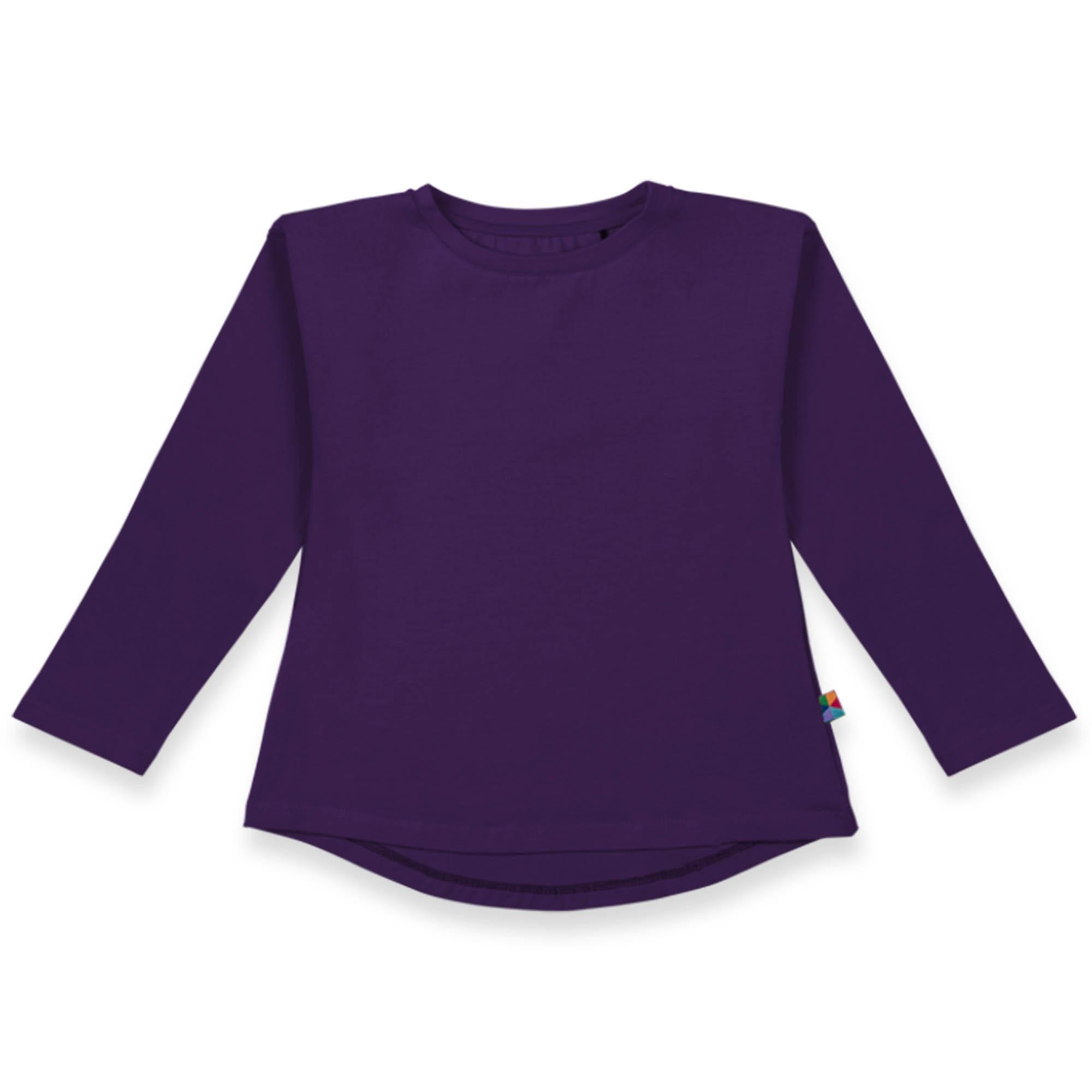 Violet high-low hem shirt