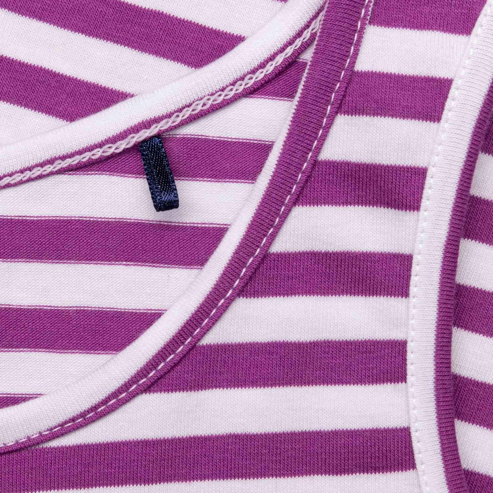 Violet stripes striped sleeveless dress