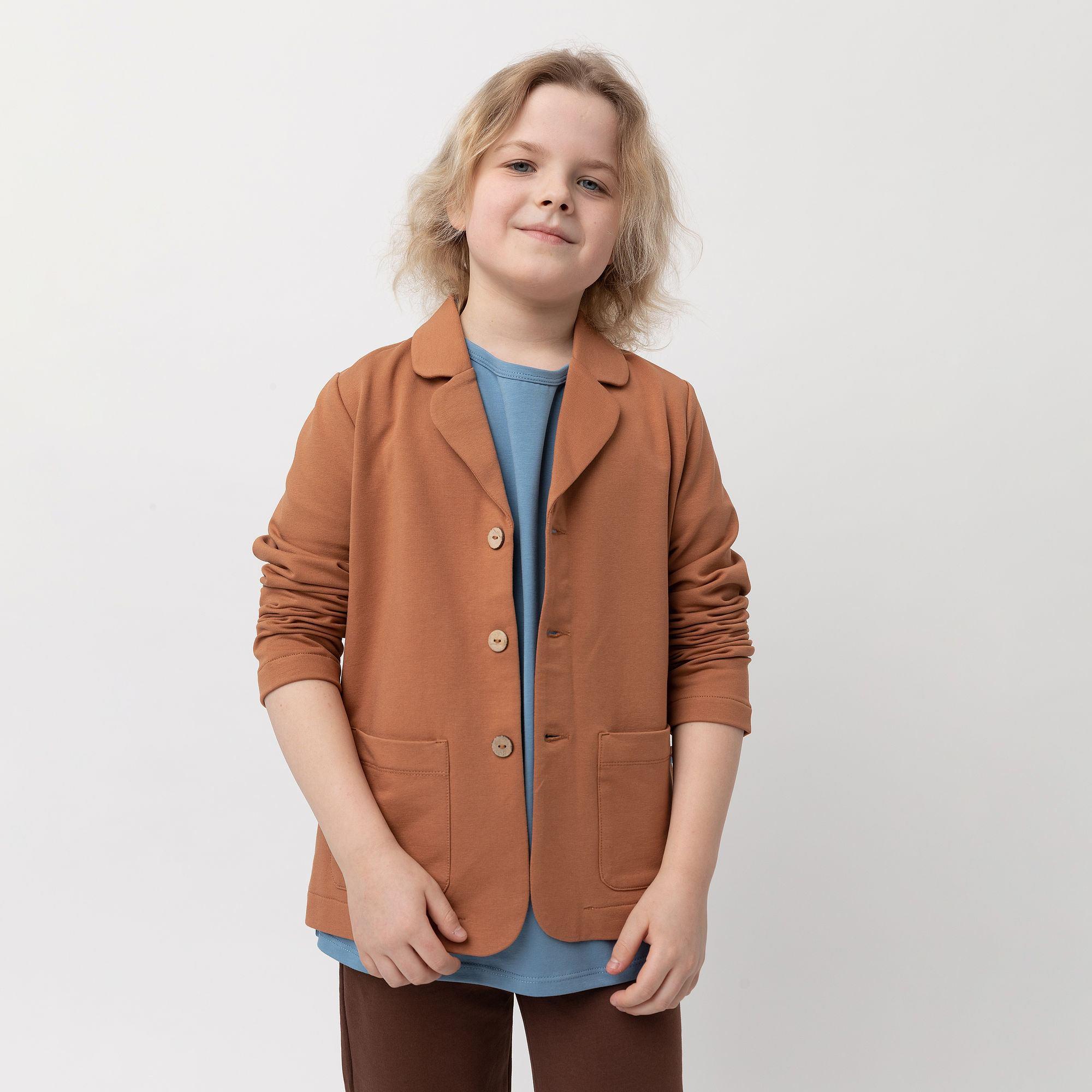 Caramel blazer jacket Junior