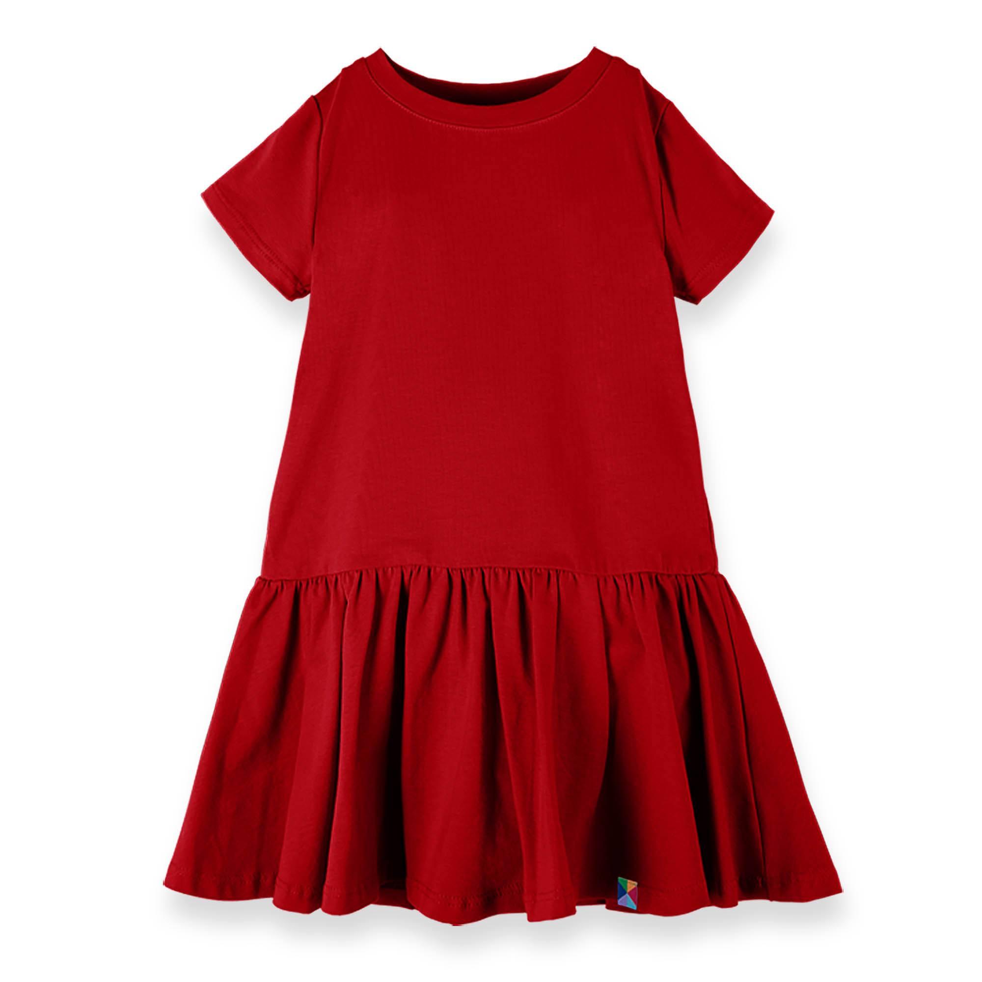 Red frill dress