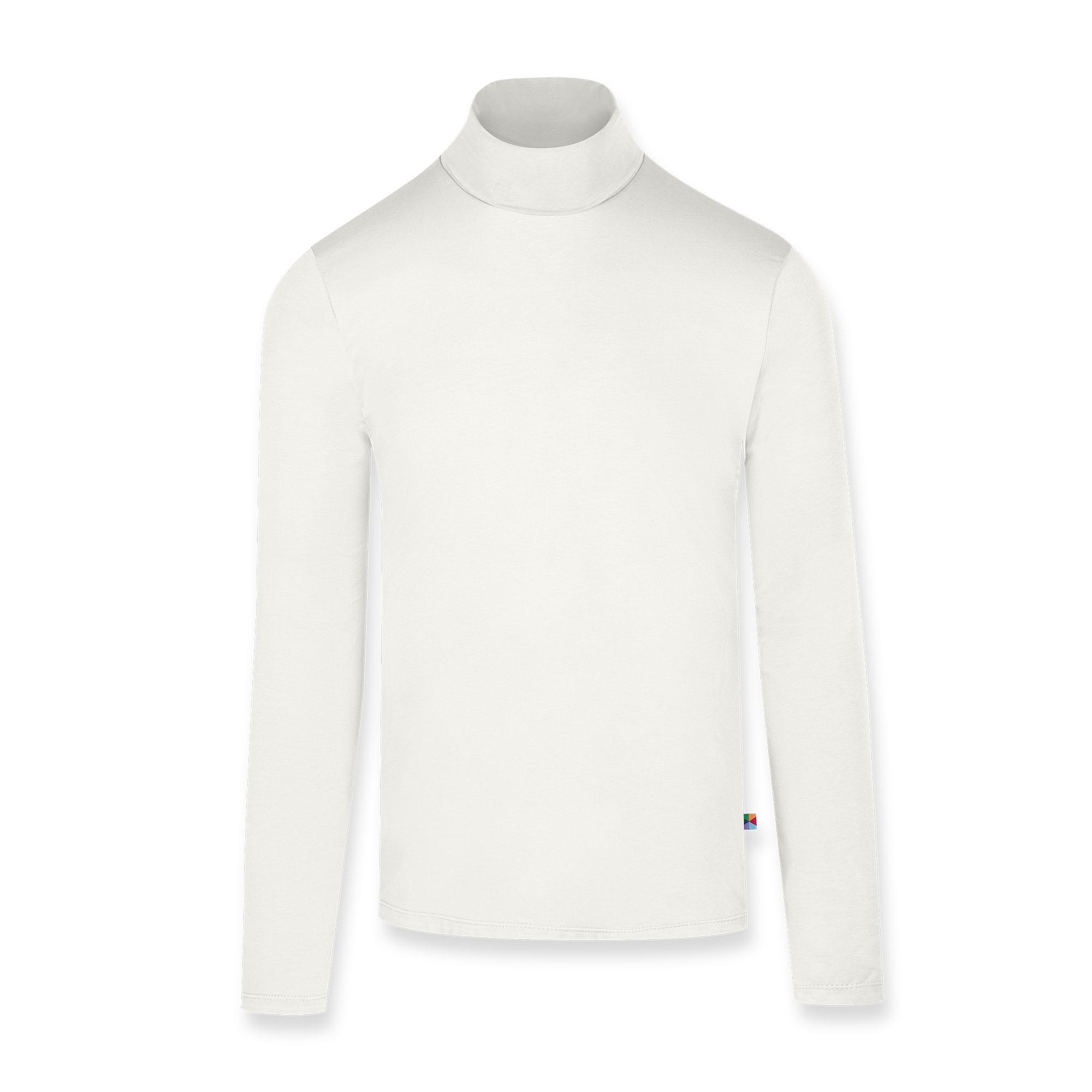 Cream white turtleneck Men