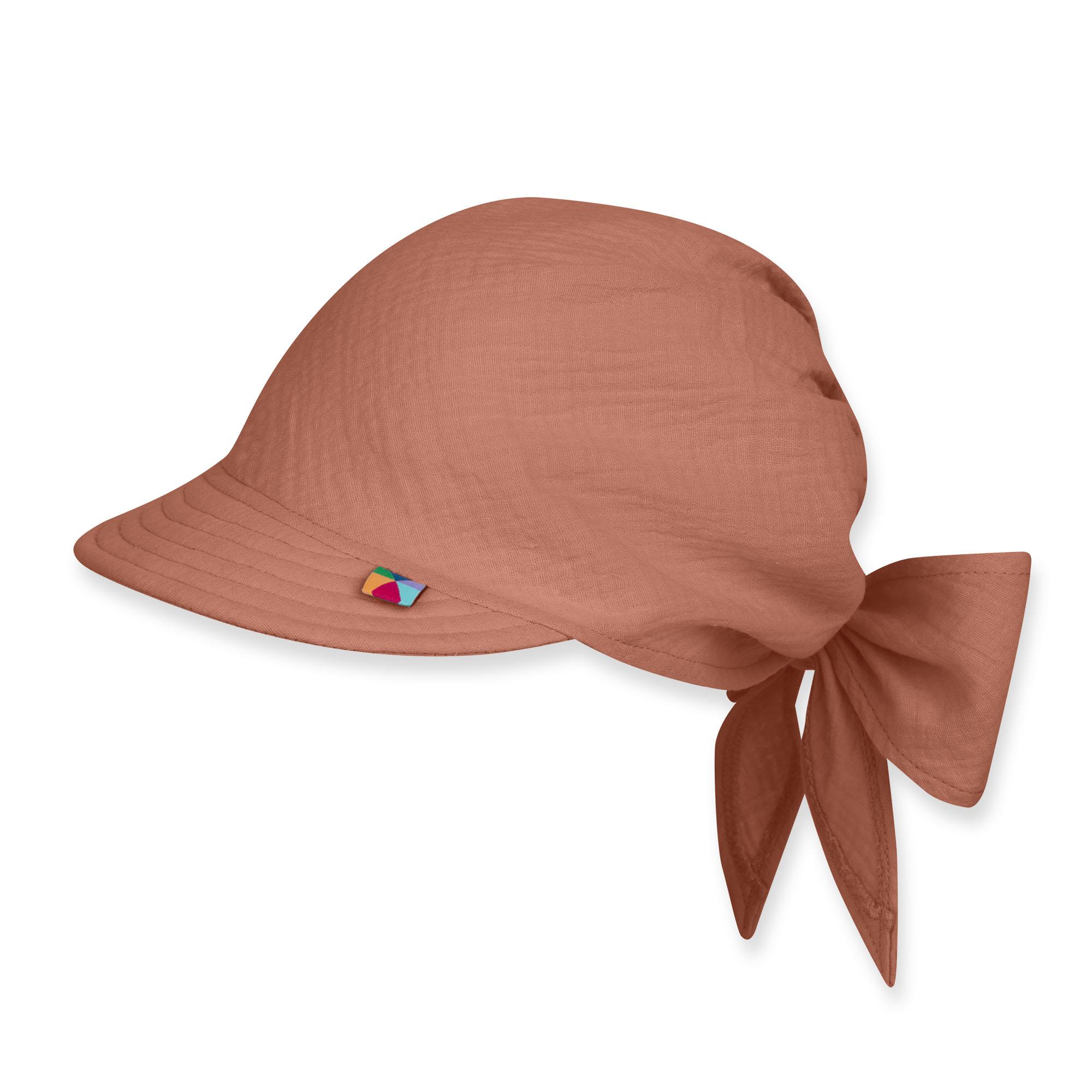 Caramel muslin bandana hat