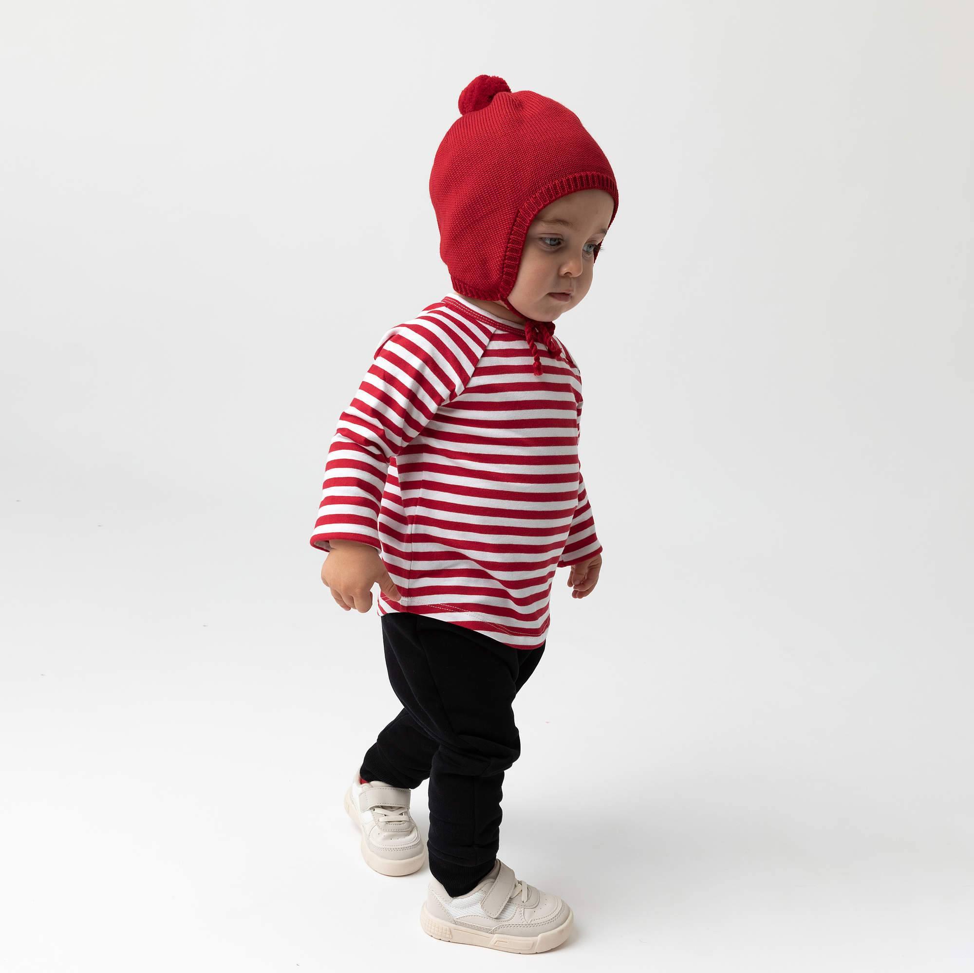 Red stripes longe sleeve shirt Baby