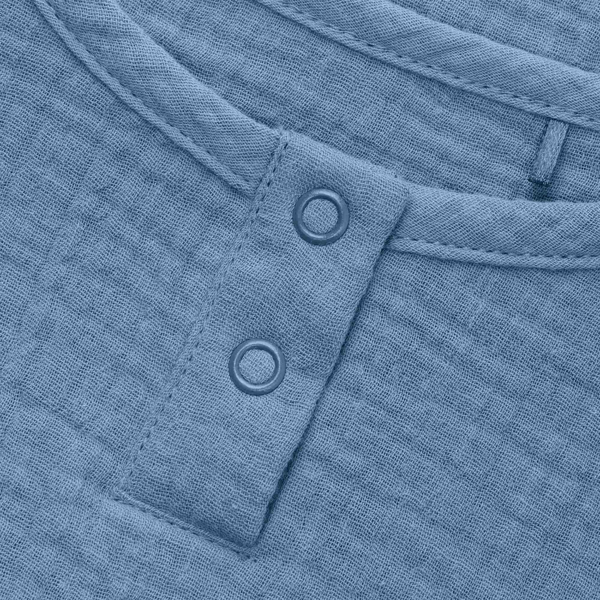 Sky blue muslin shirt Baby