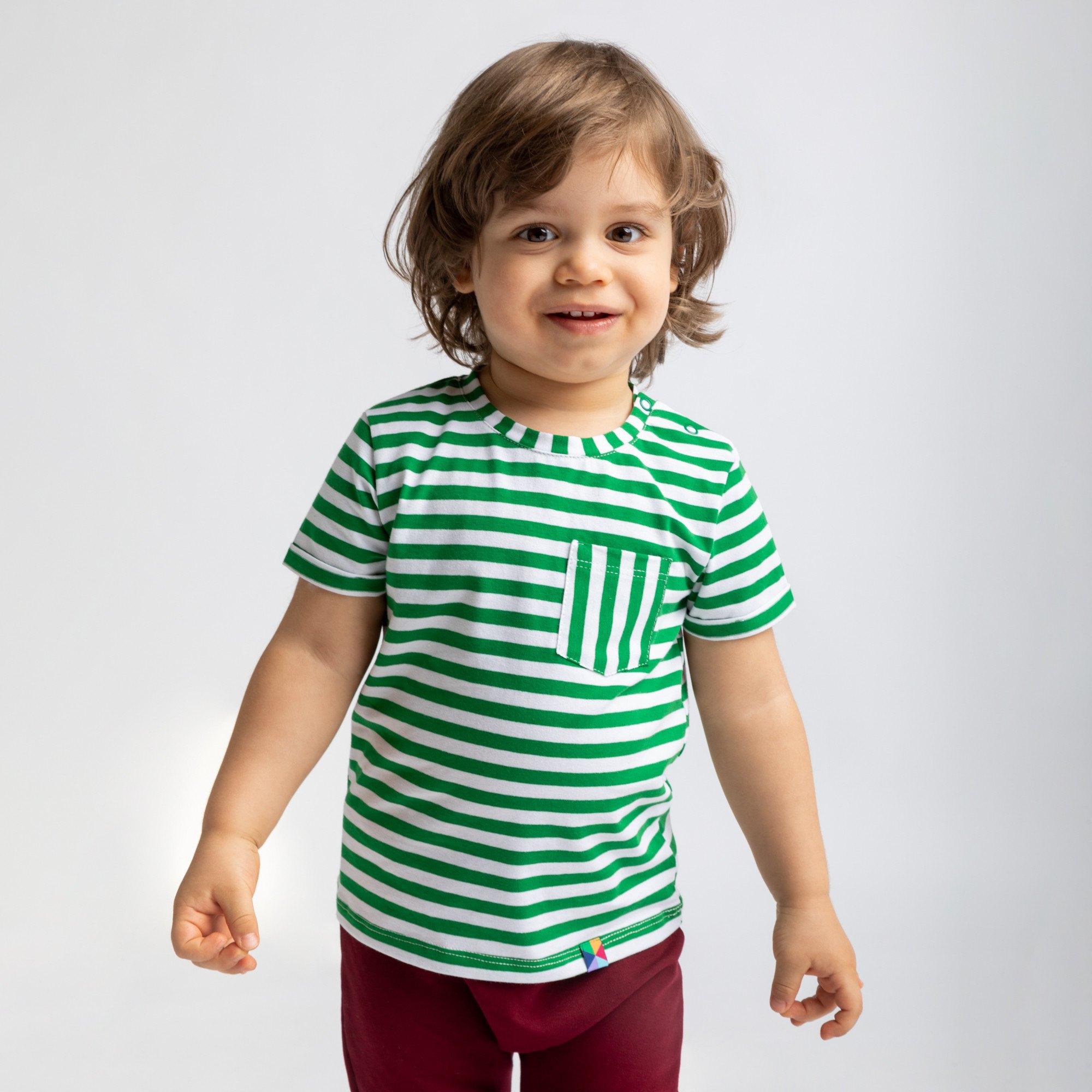 Green stripes T-shirt Baby