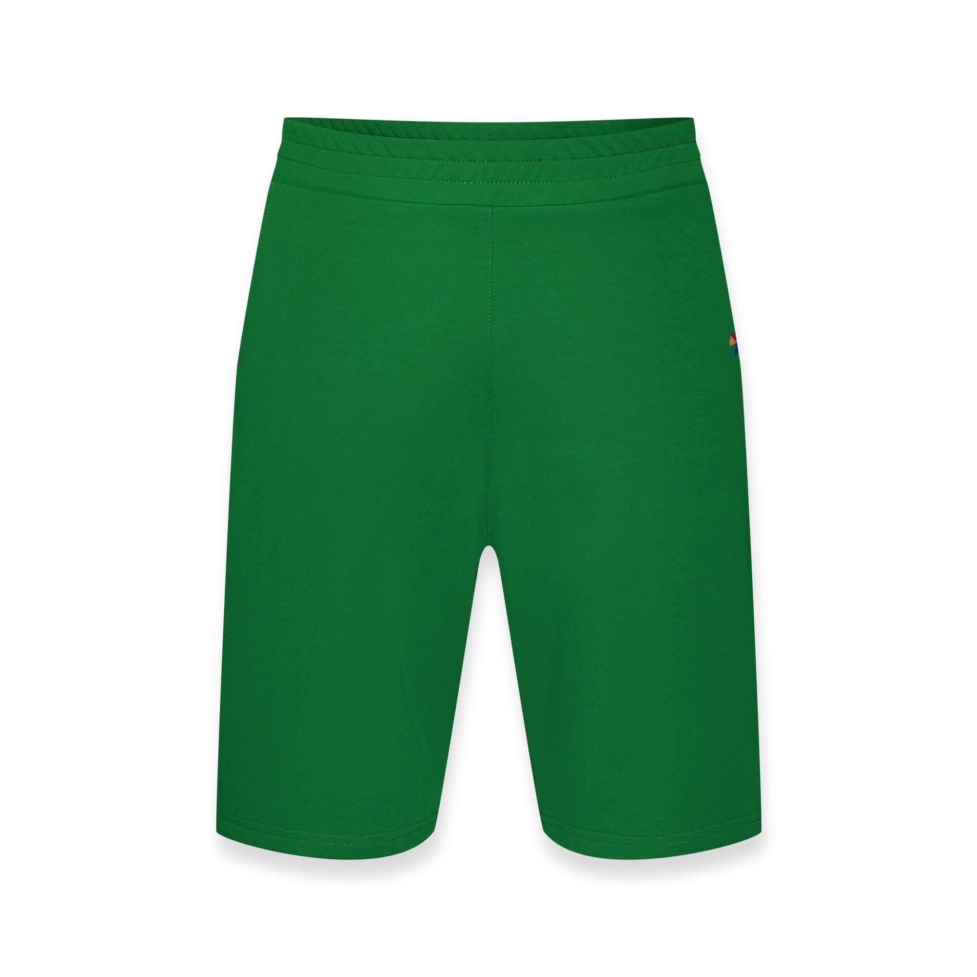 Green shorts Men