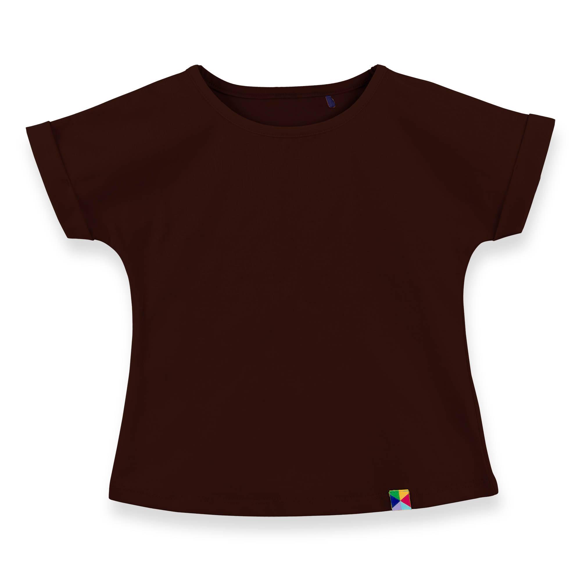 Brown crew neck shirt