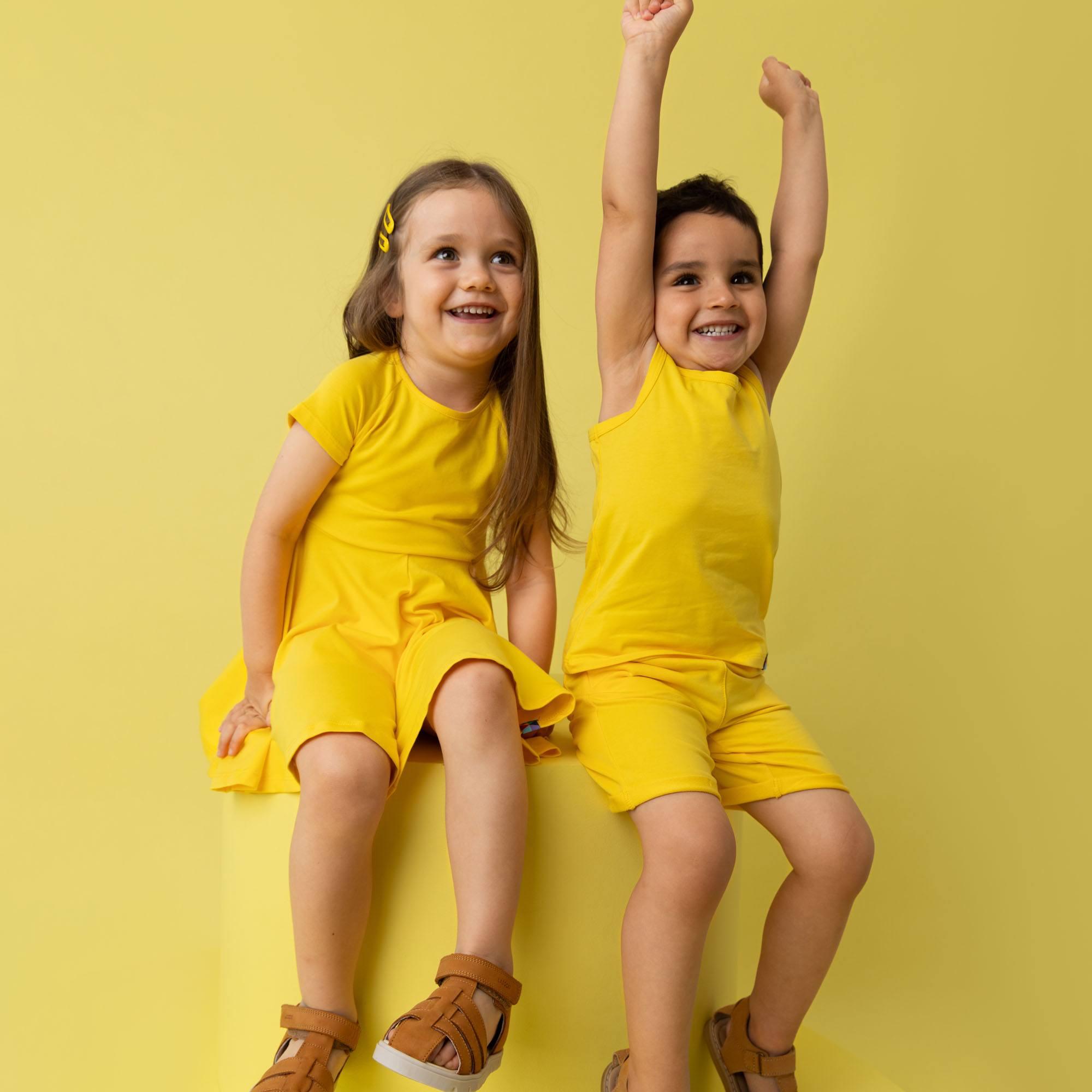 Yellow shorts