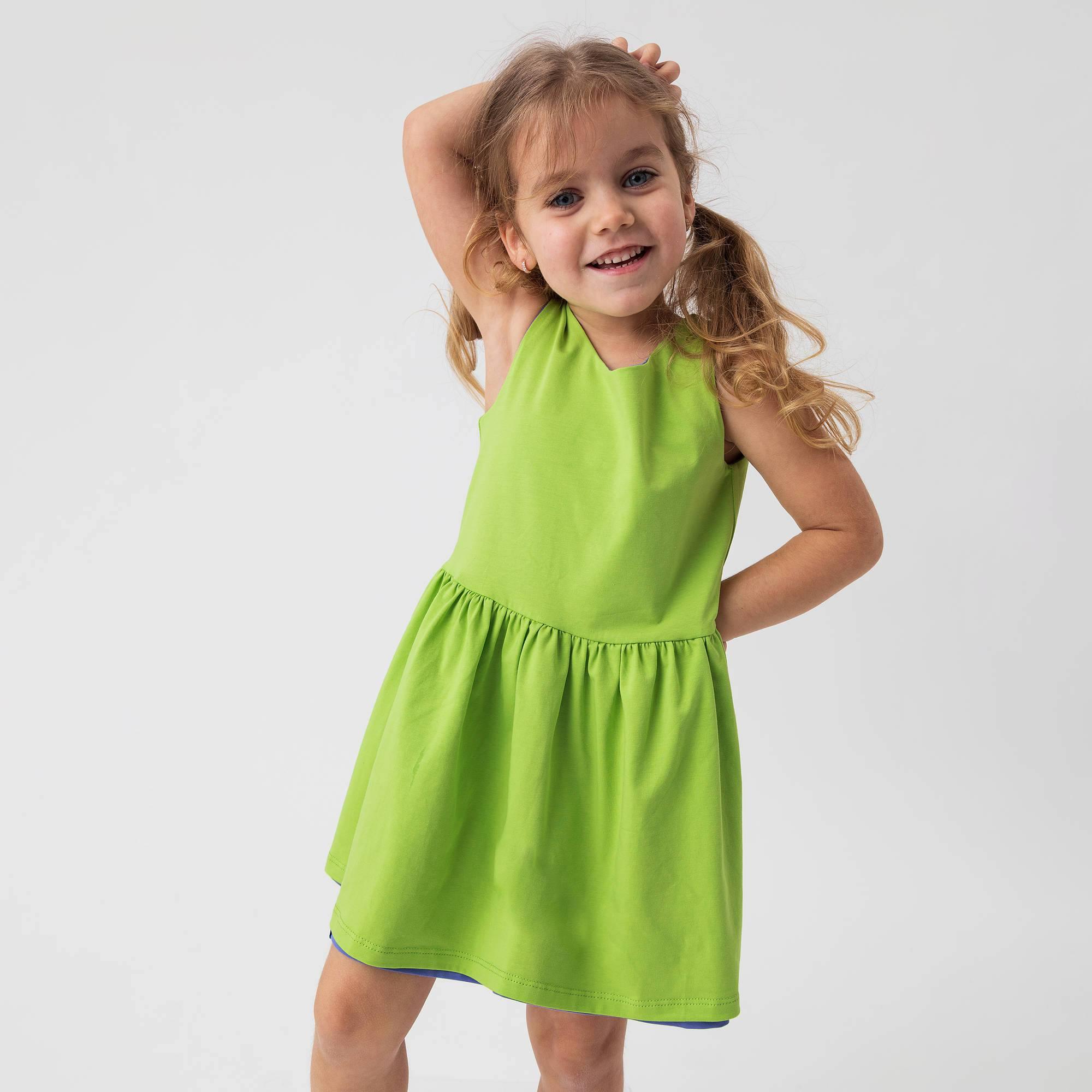 Very peri - lime reversible dress