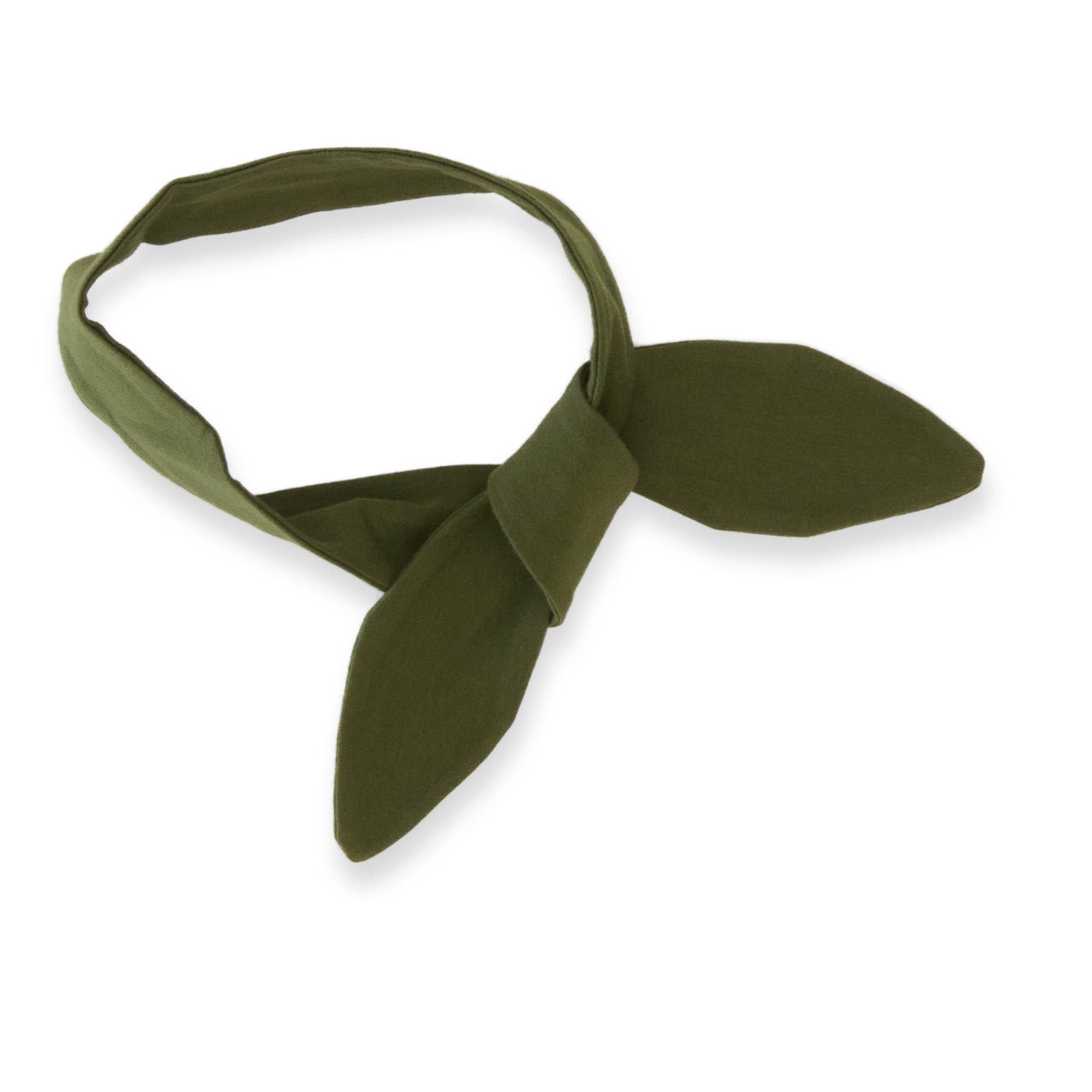 Khaki pin-up headband