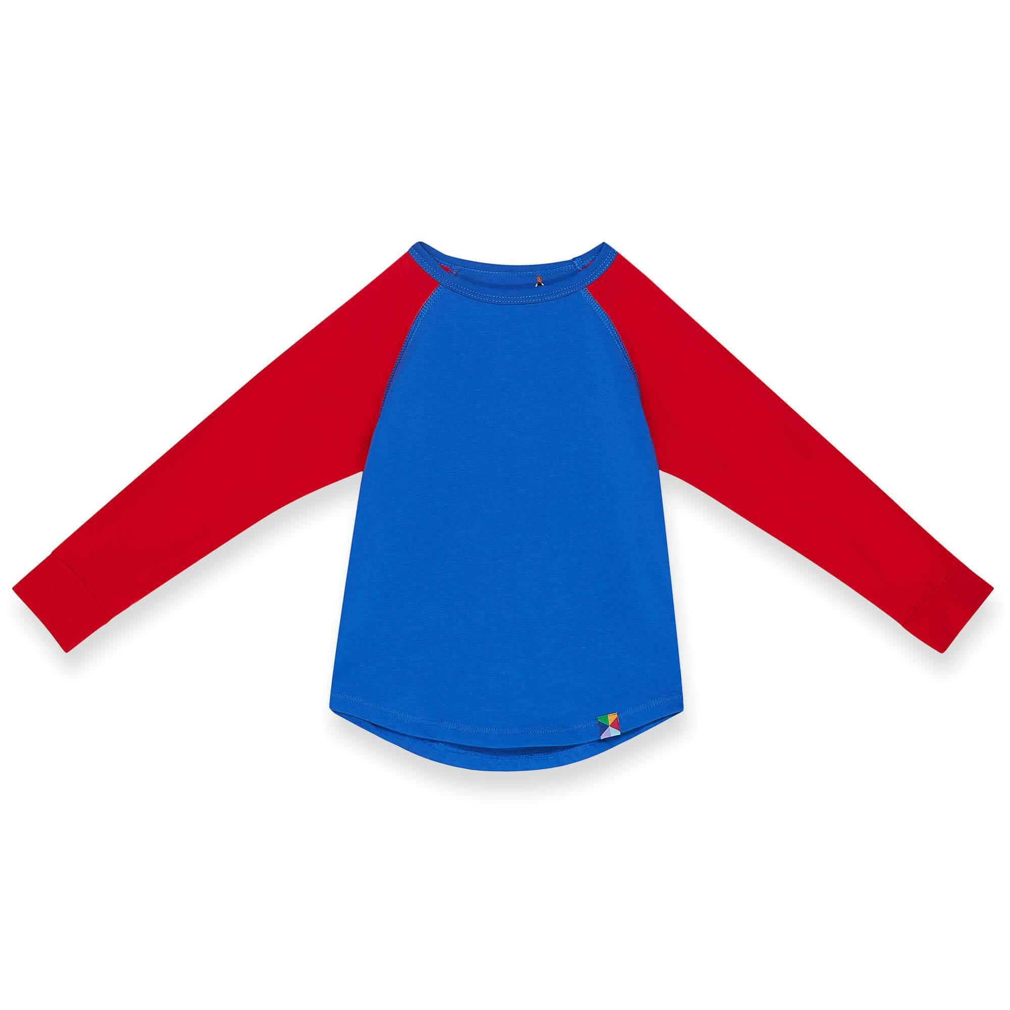 Blue - red baseball longsleeve shirt