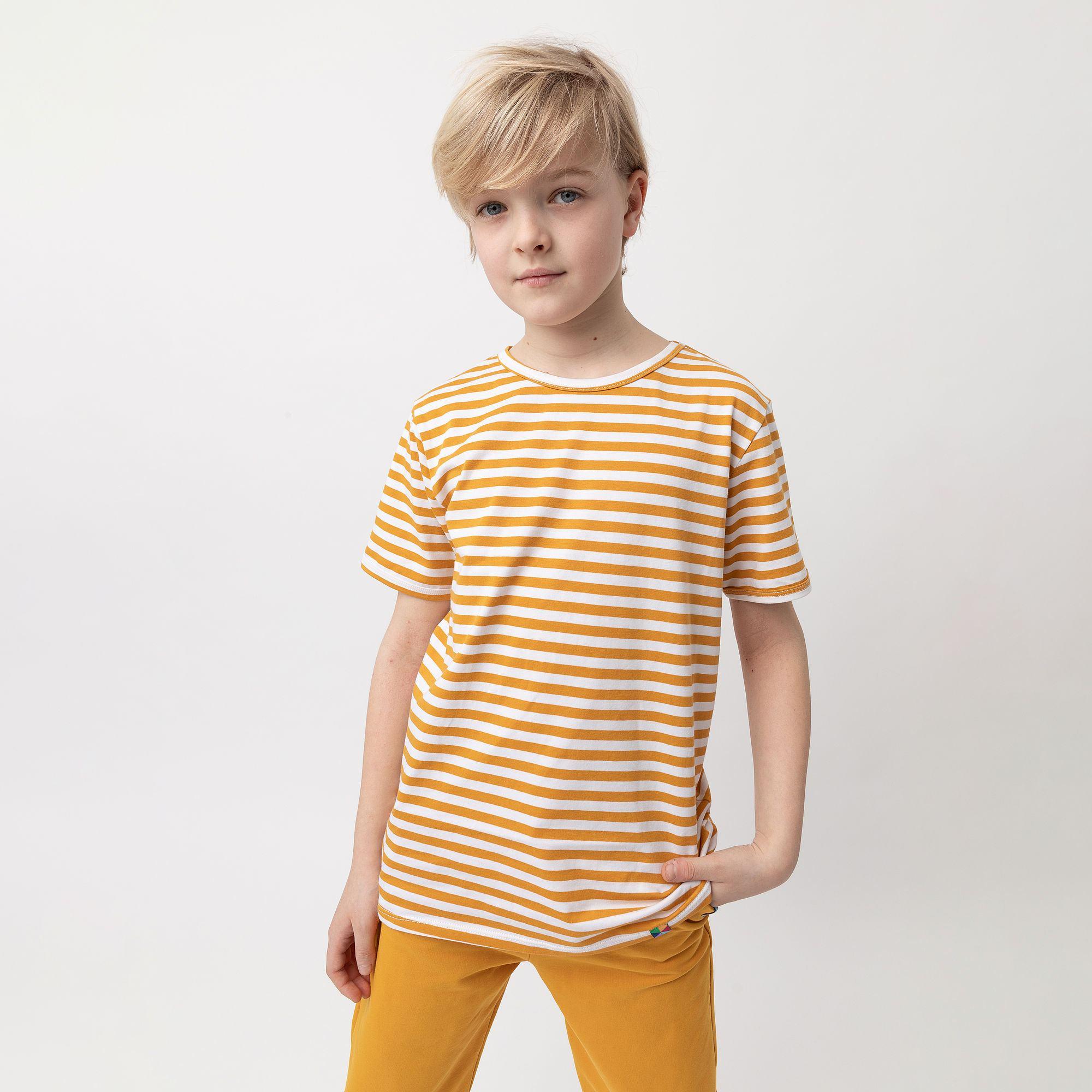 Mustard stripes T-shirt Junior