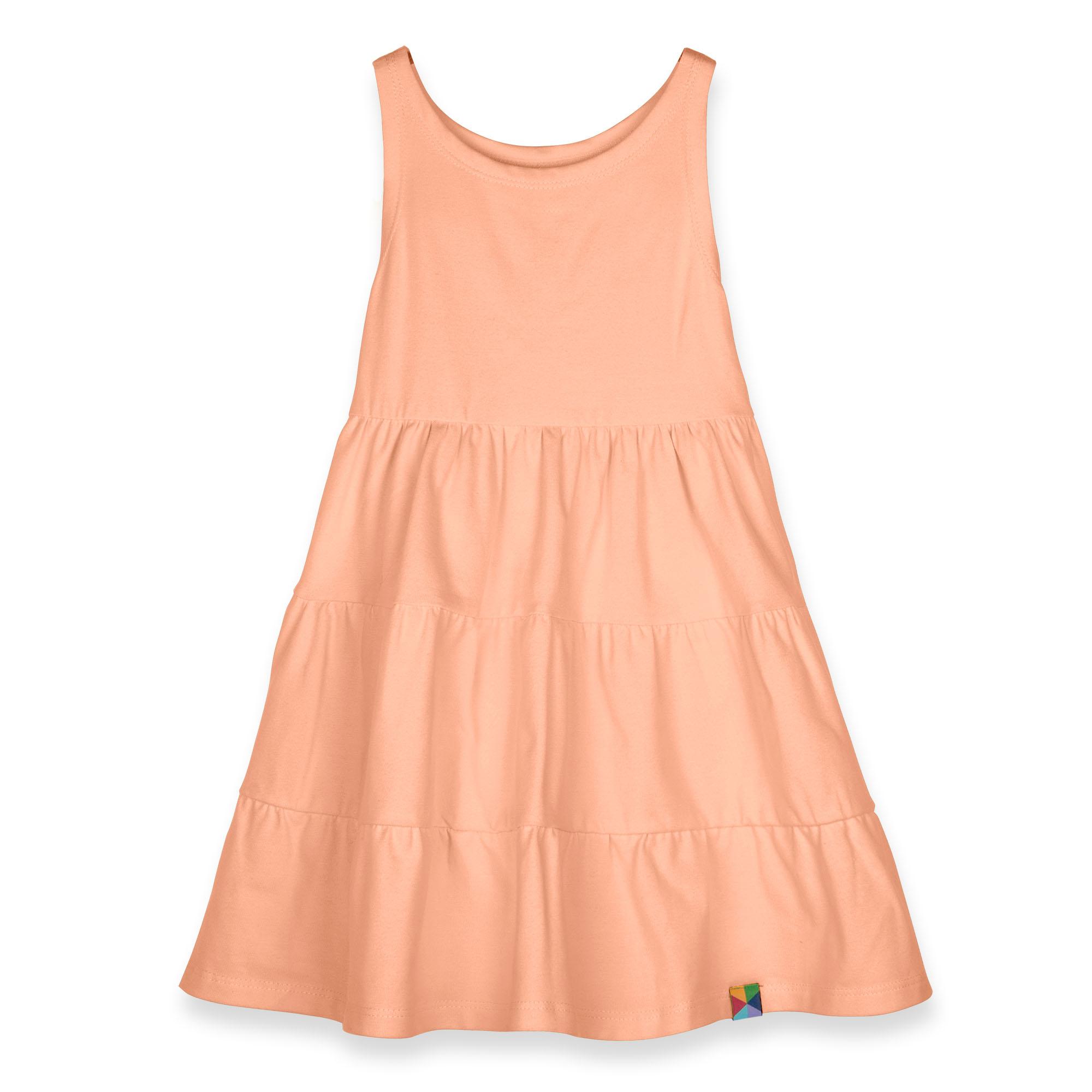 Apricot sleeveless dress