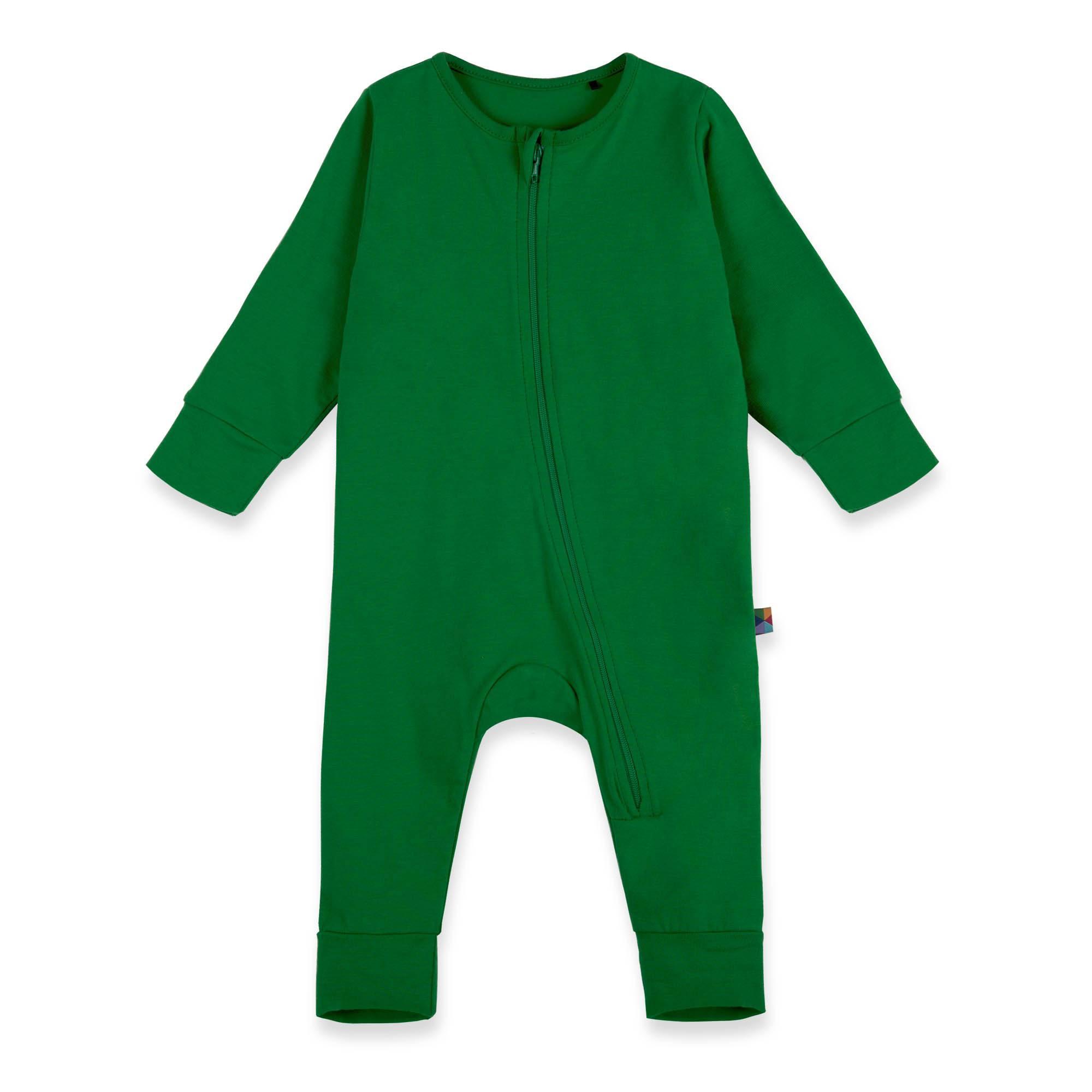 Green romper suit