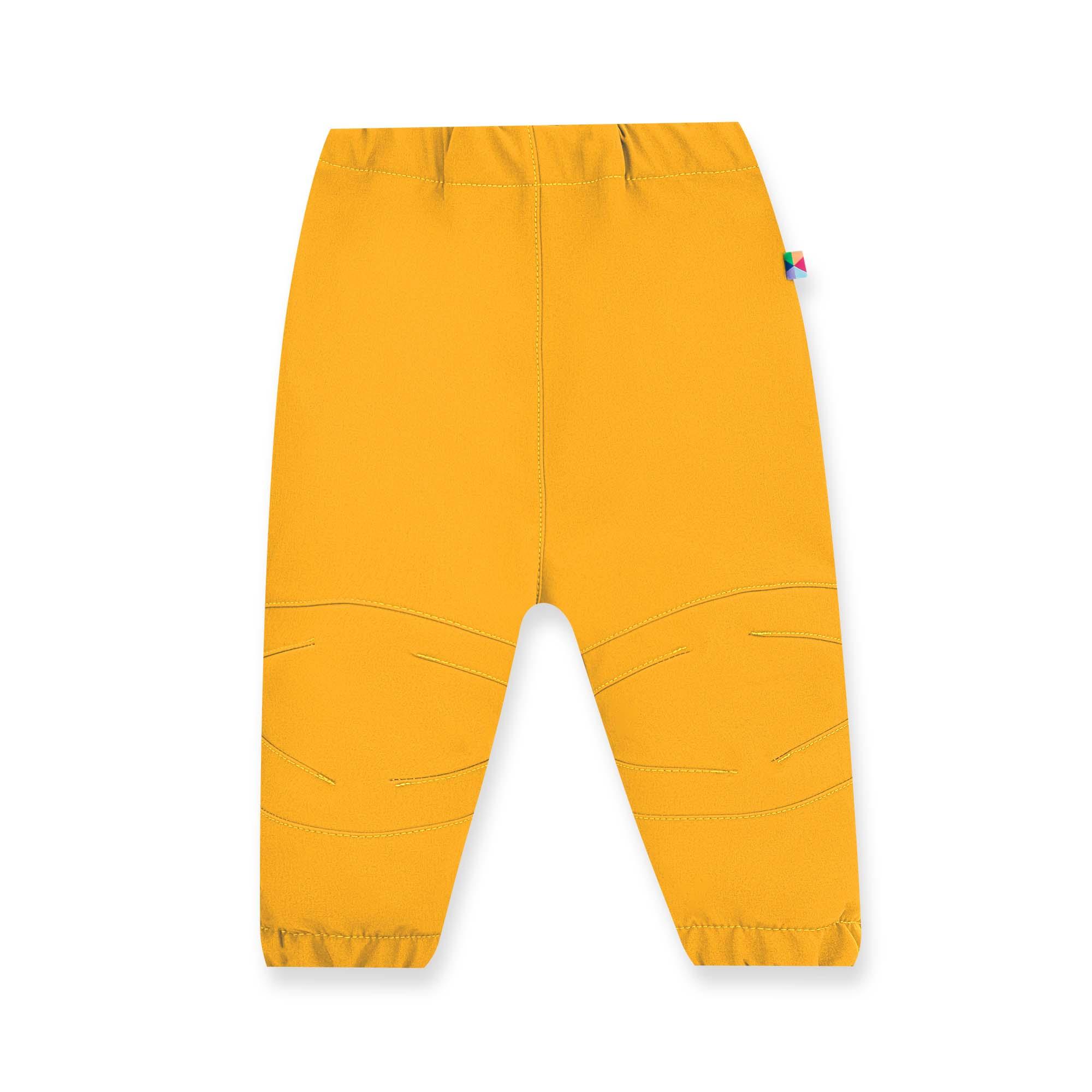 Mustard softshell pants Baby