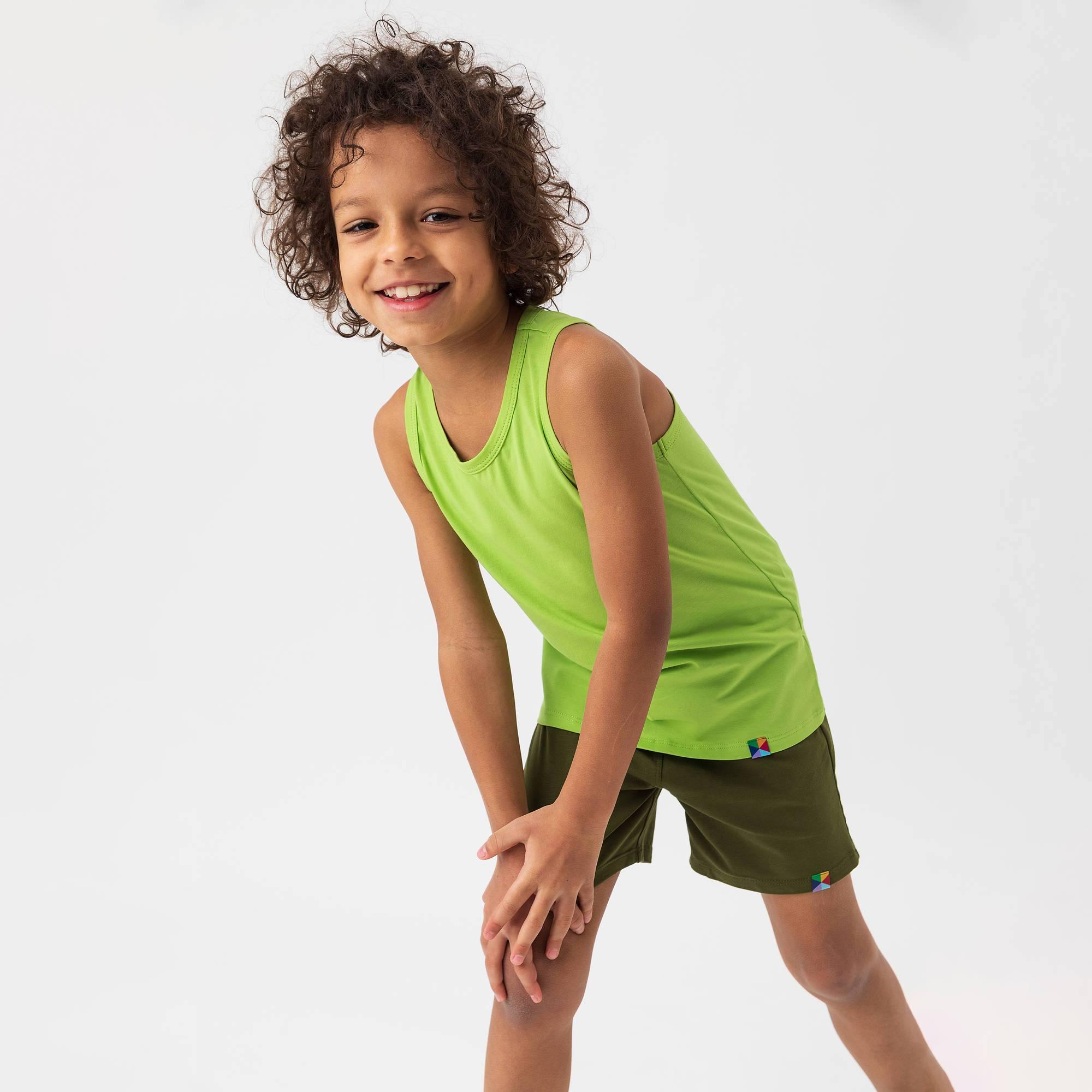 Lime green tank top