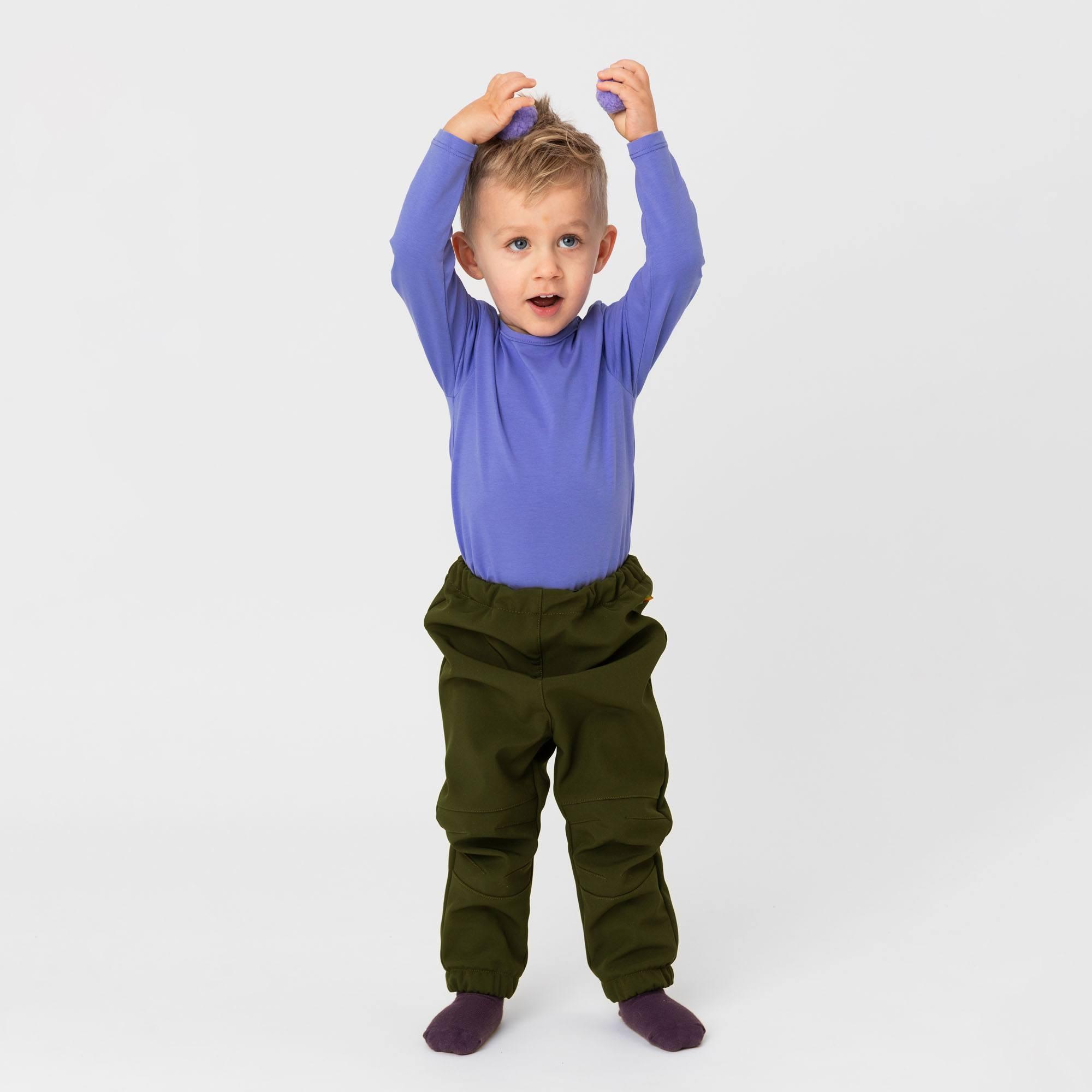 Khaki softshell pants Baby