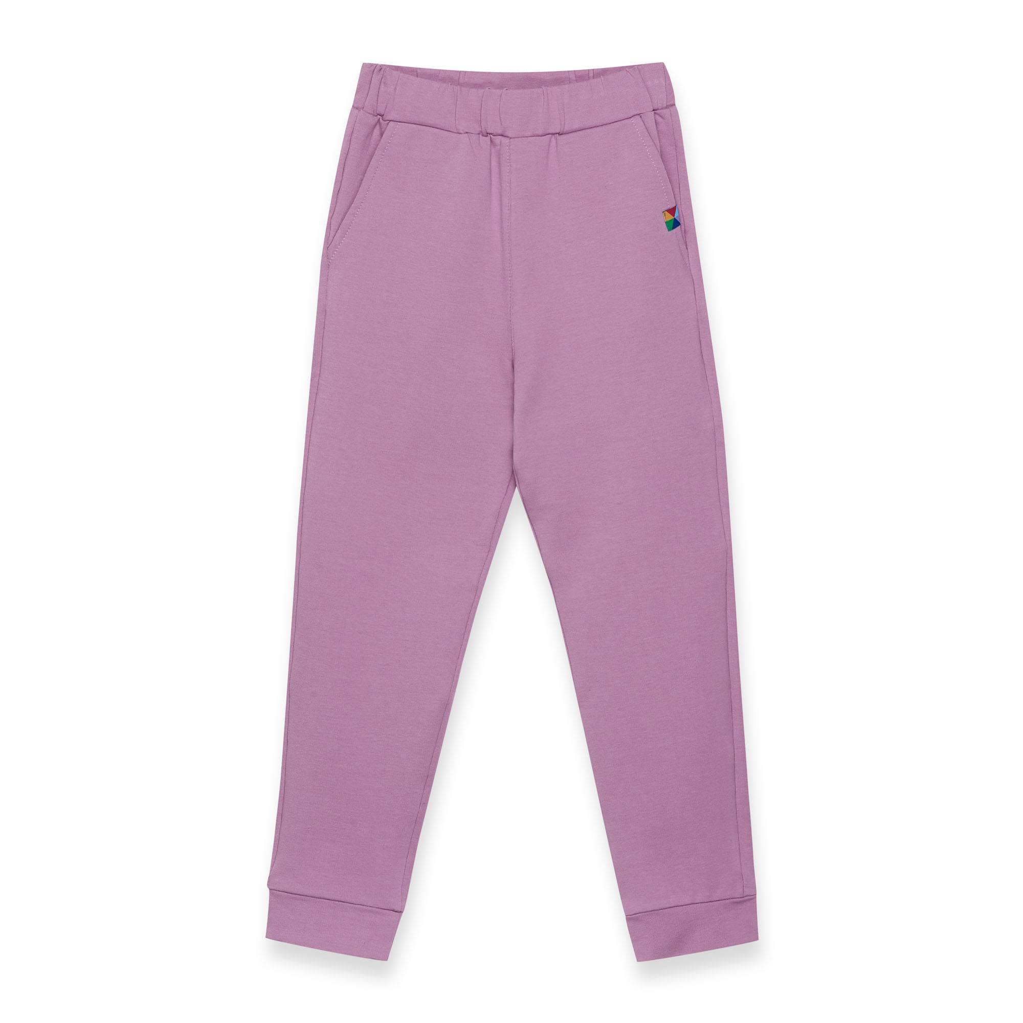 Light purple joggers with a back pocket