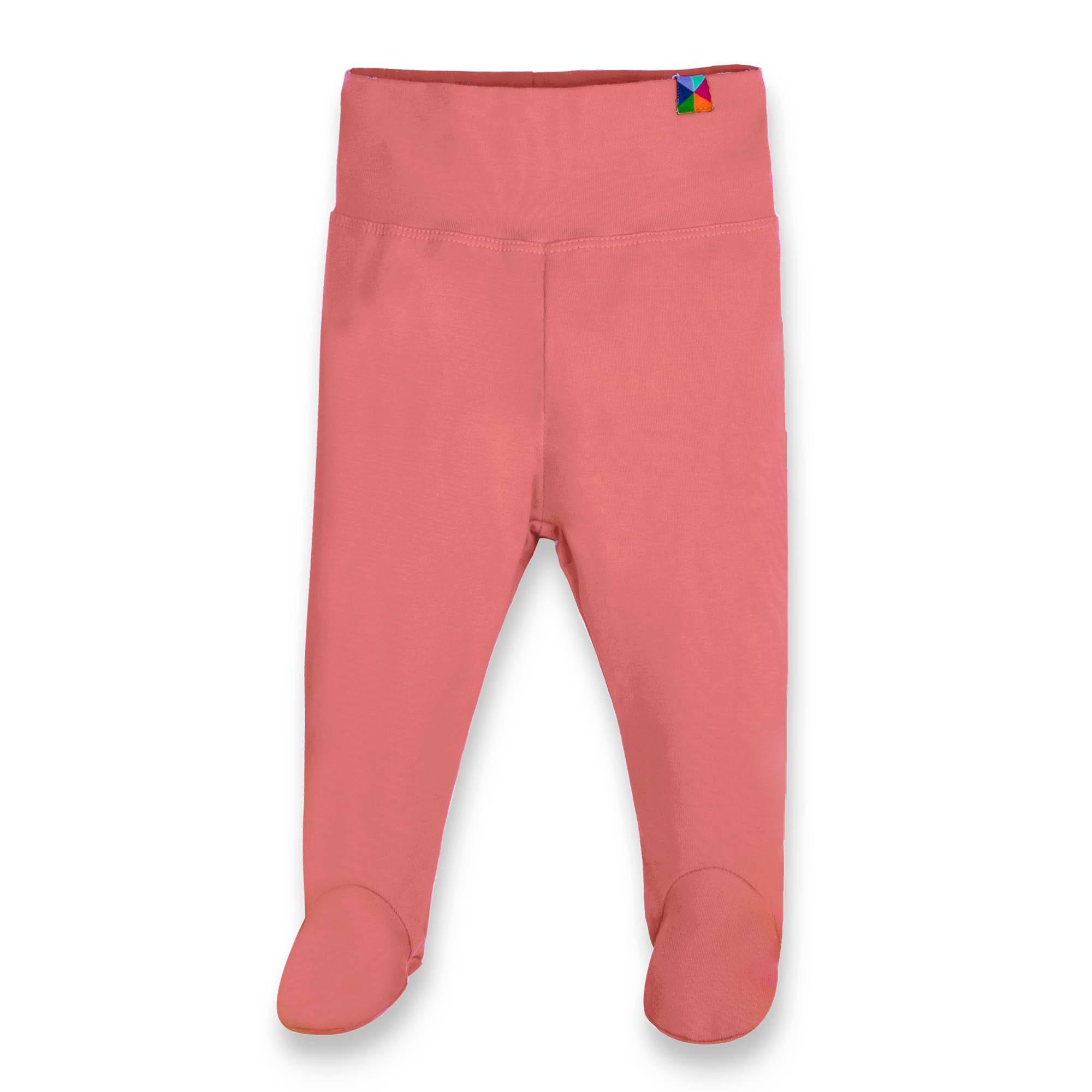 Coral jersey pants