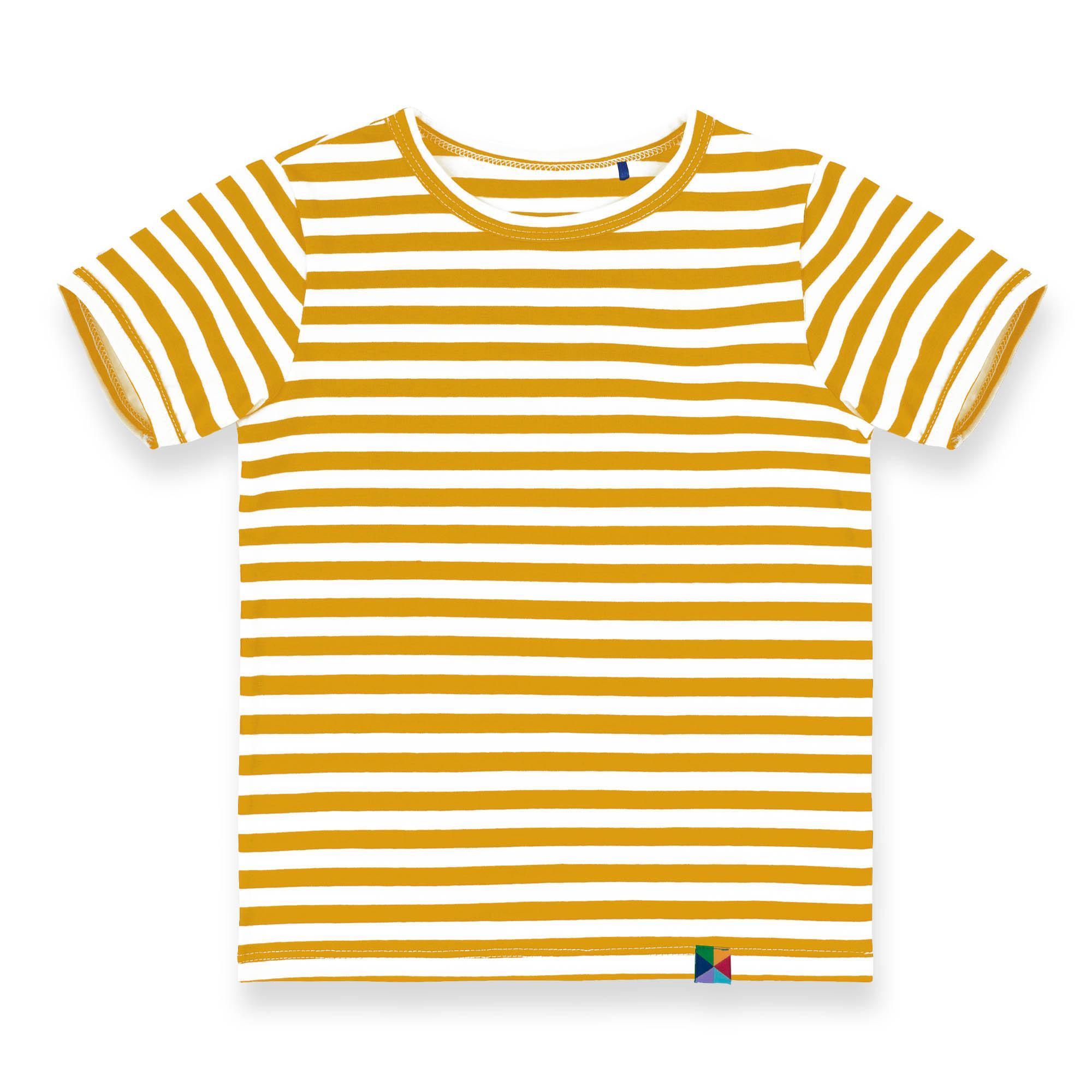 Mustard stripes T-shirt Junior