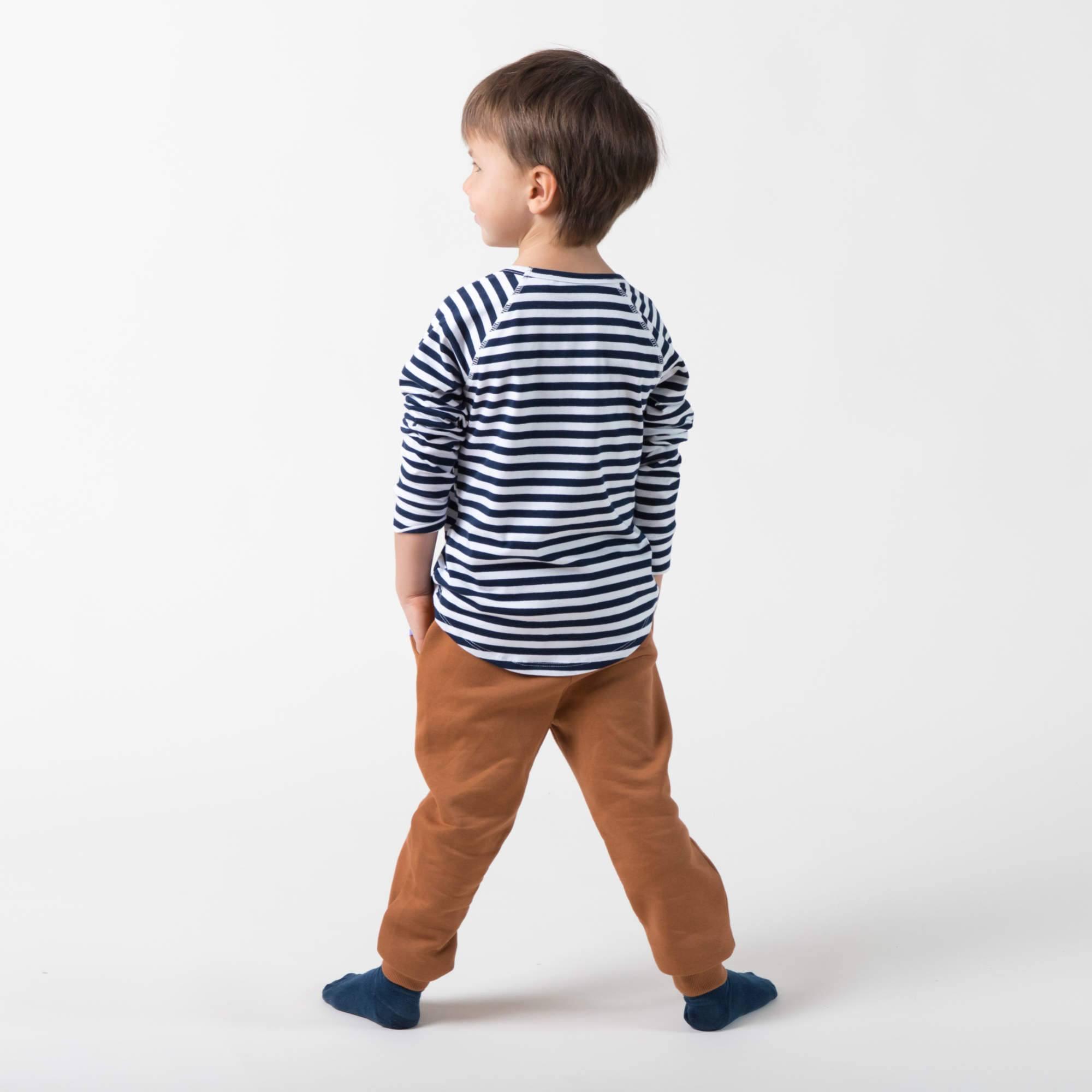 Caramel fleece-lined joggers kids