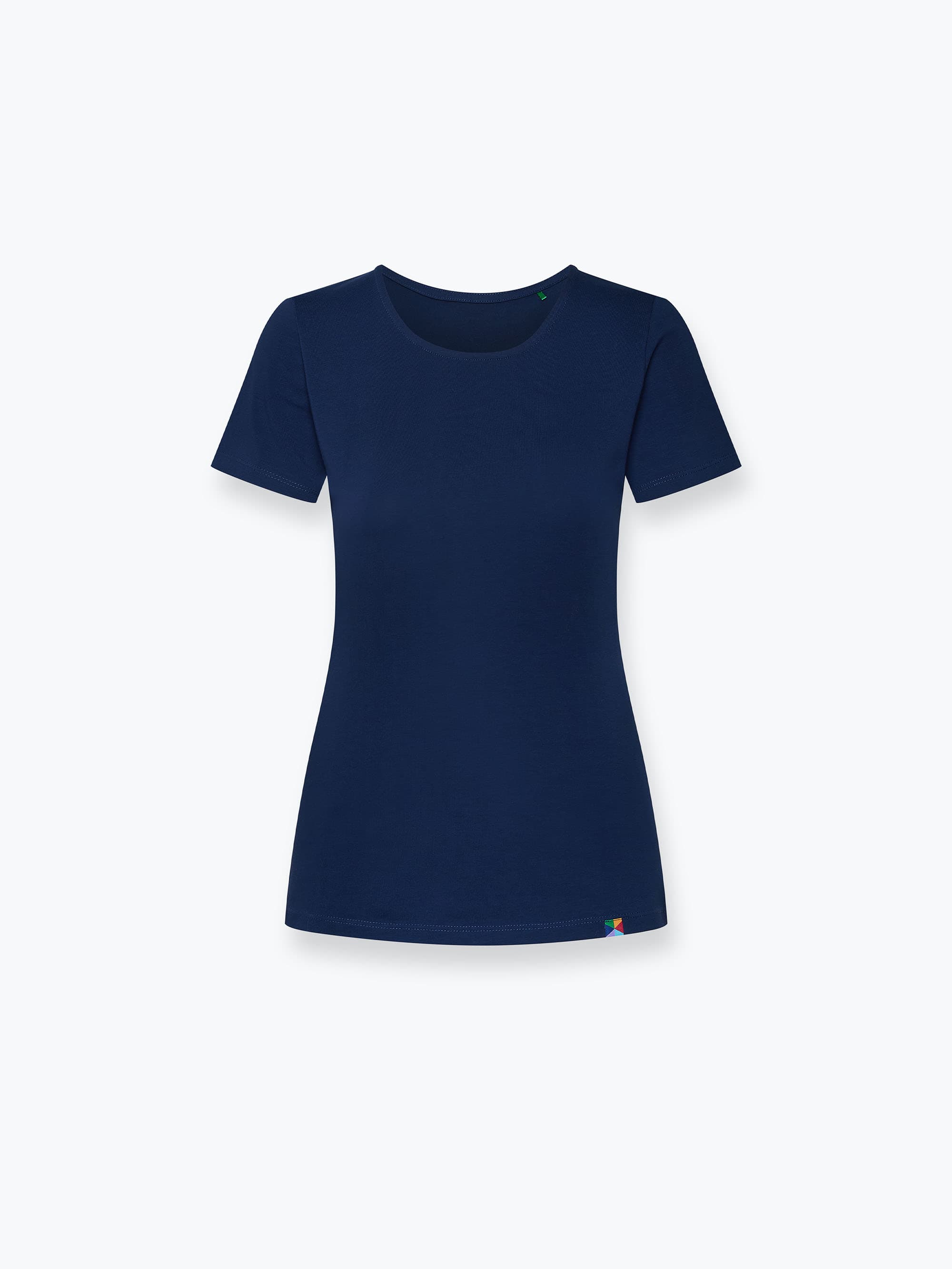 Navy blue crew neck shirt Women