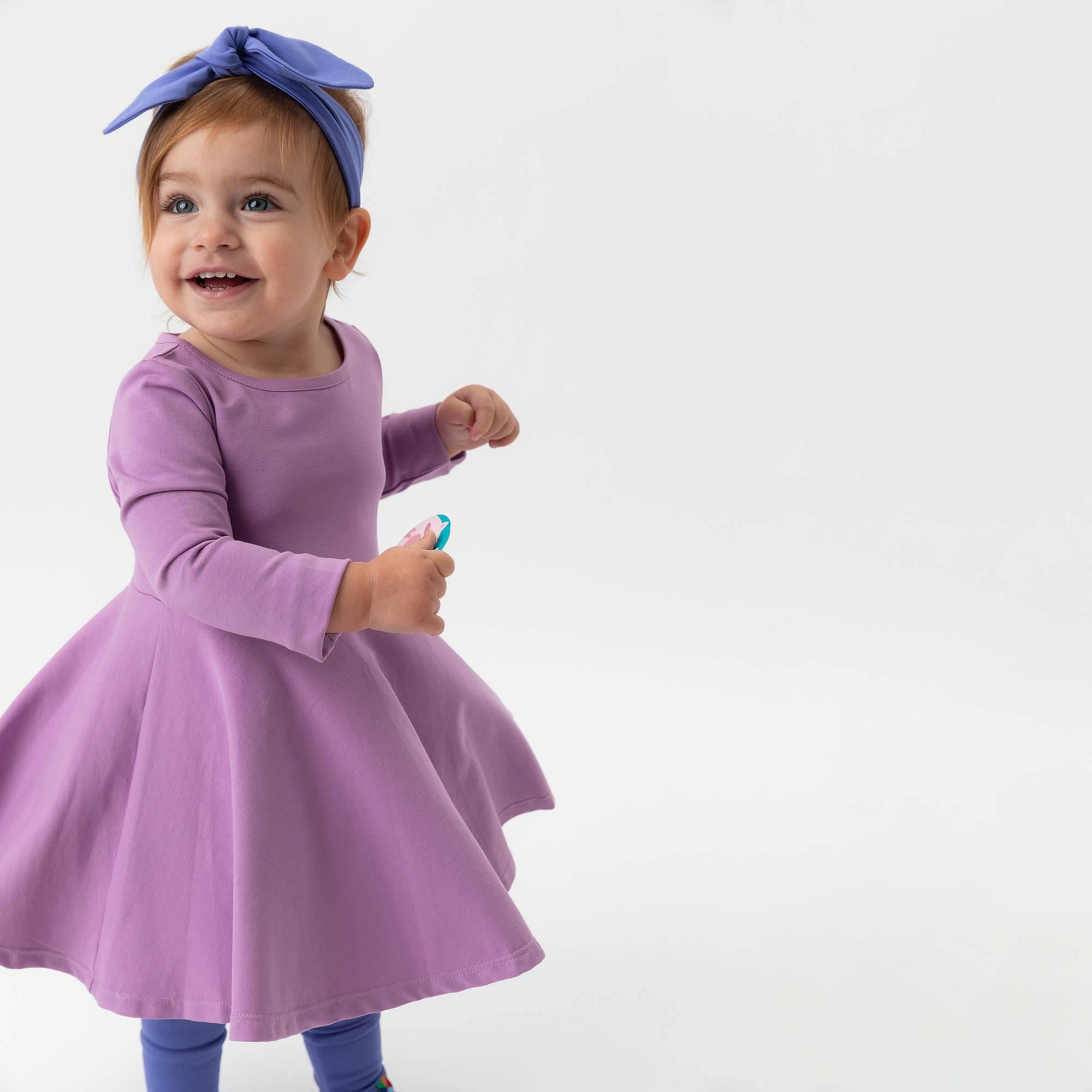 Light purple long sleeve dress Baby