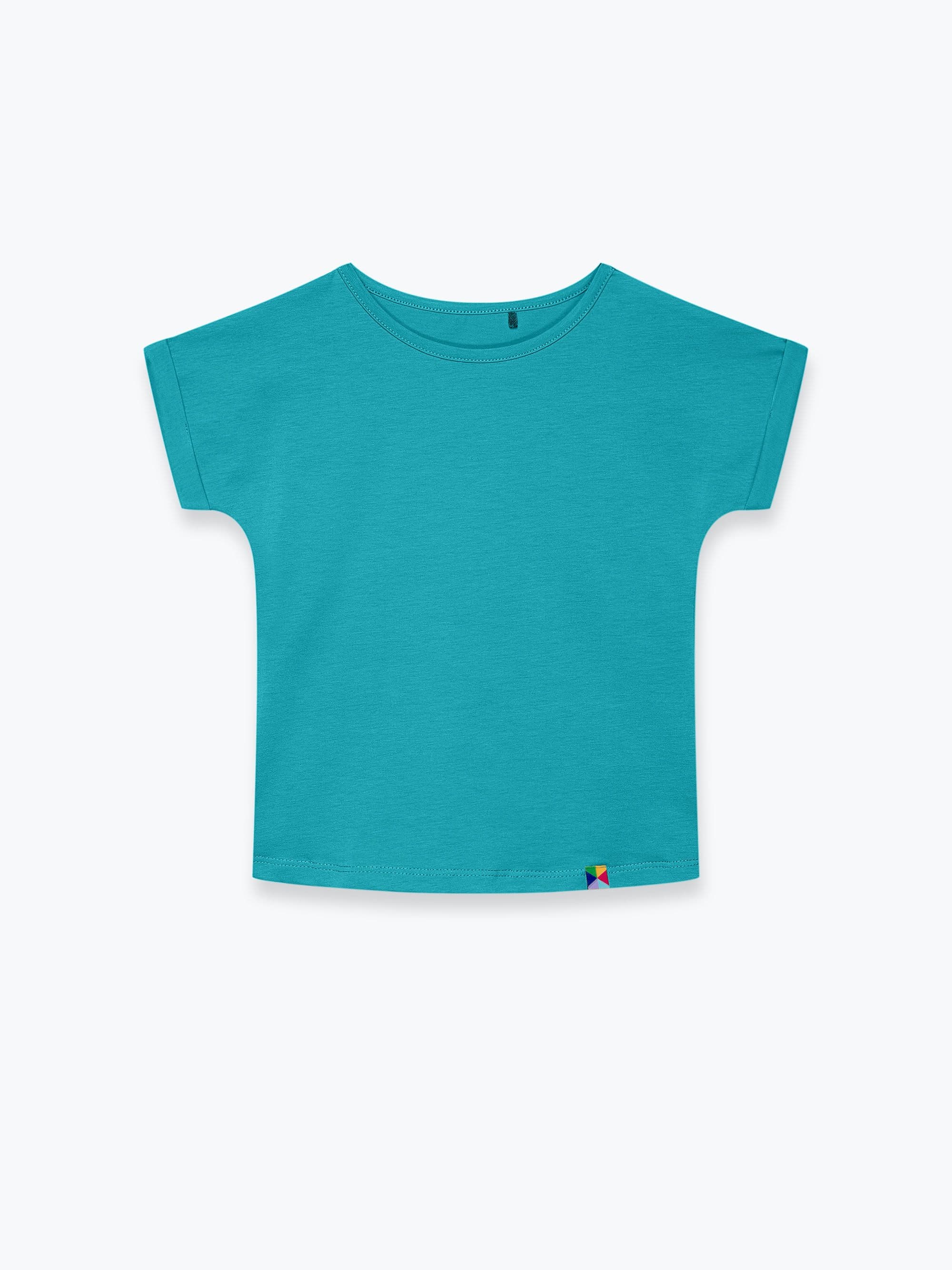 Turquoise crew neck shirt