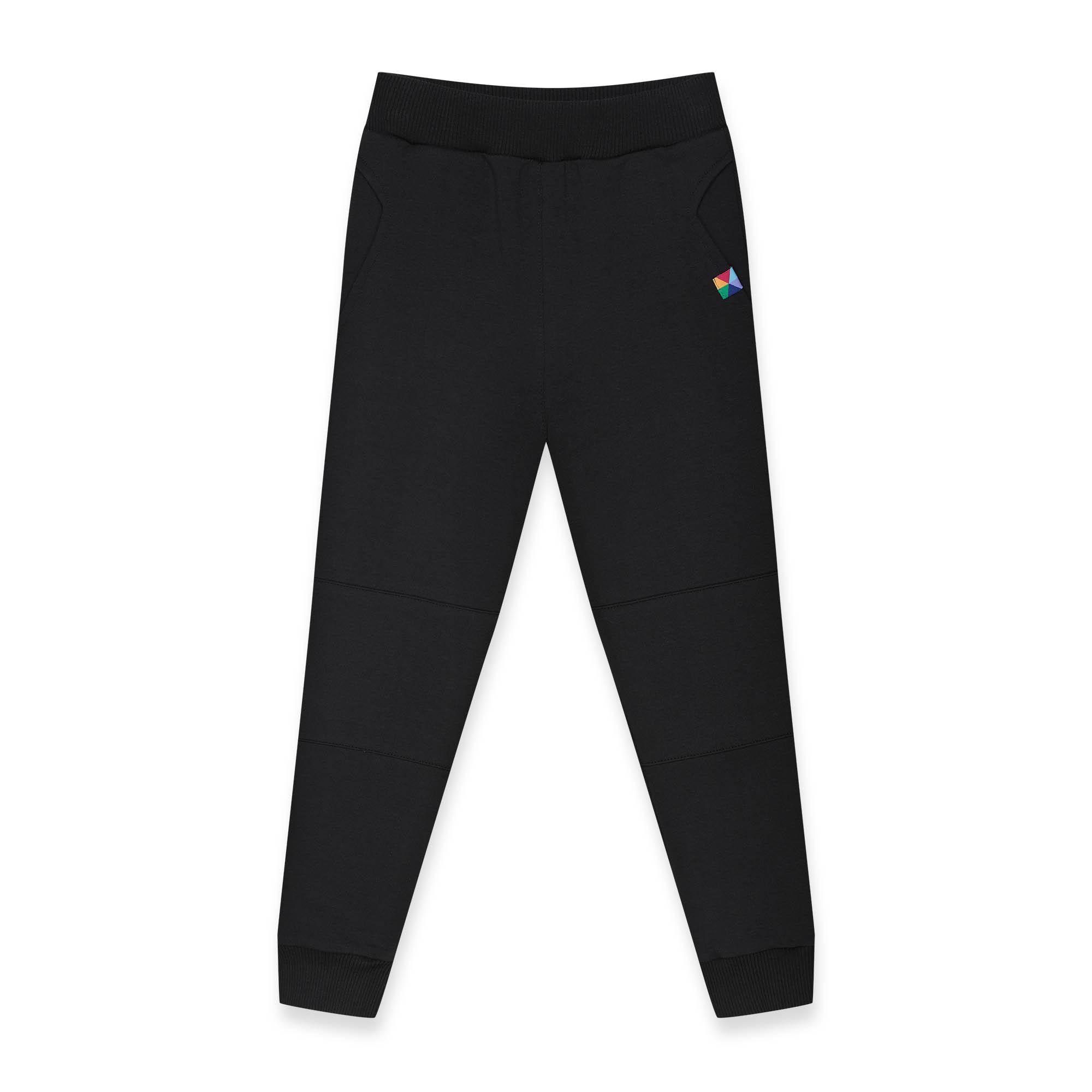 Black reinforced pants