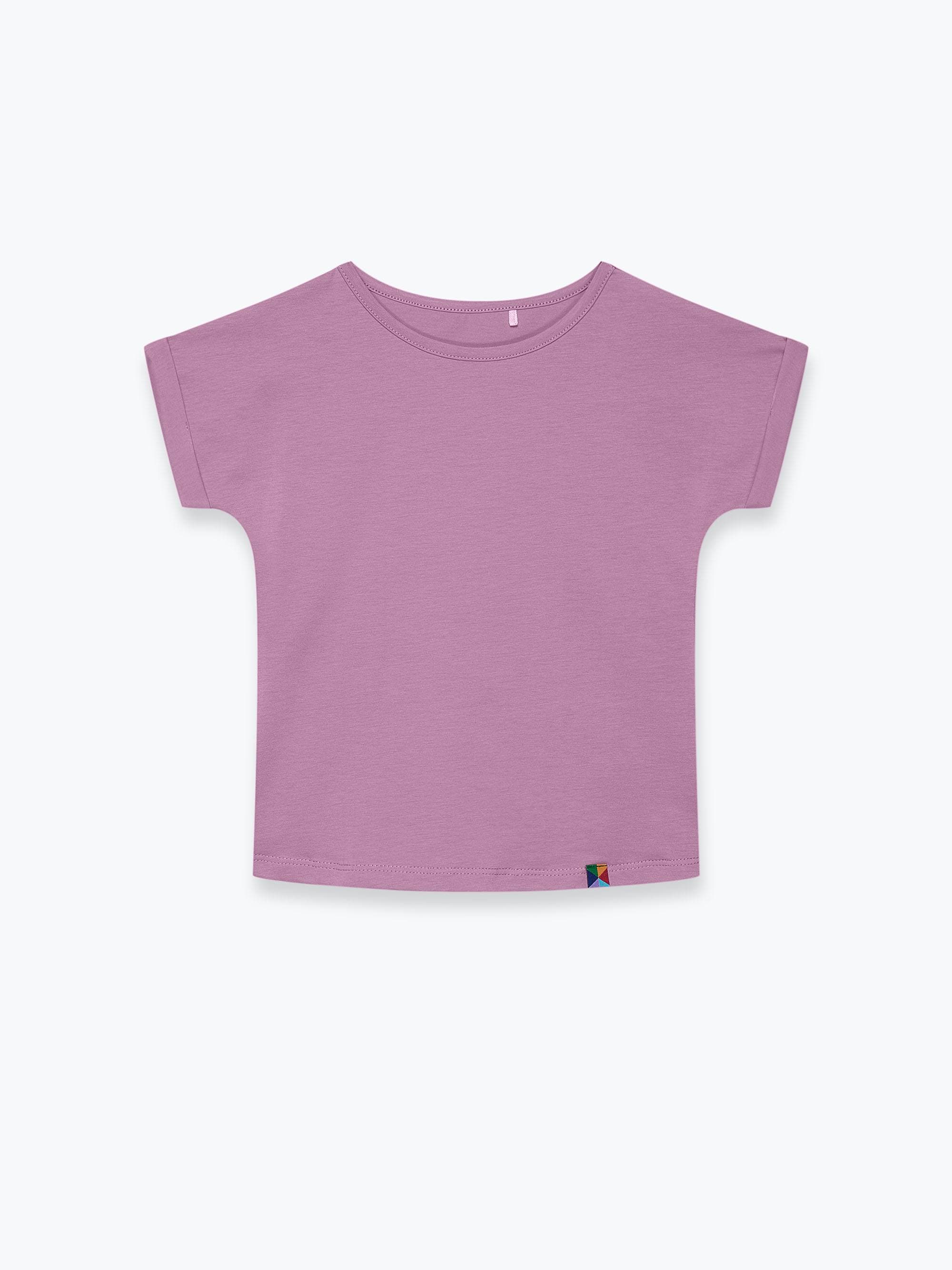 Light purple crew neck shirt