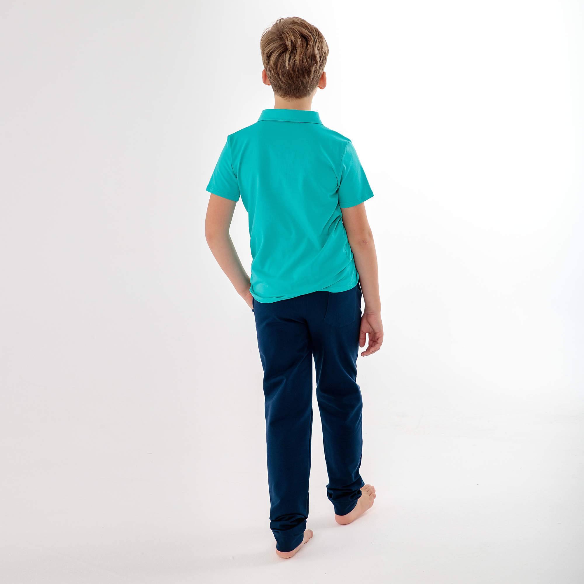 Turquoise polo shirt Junior