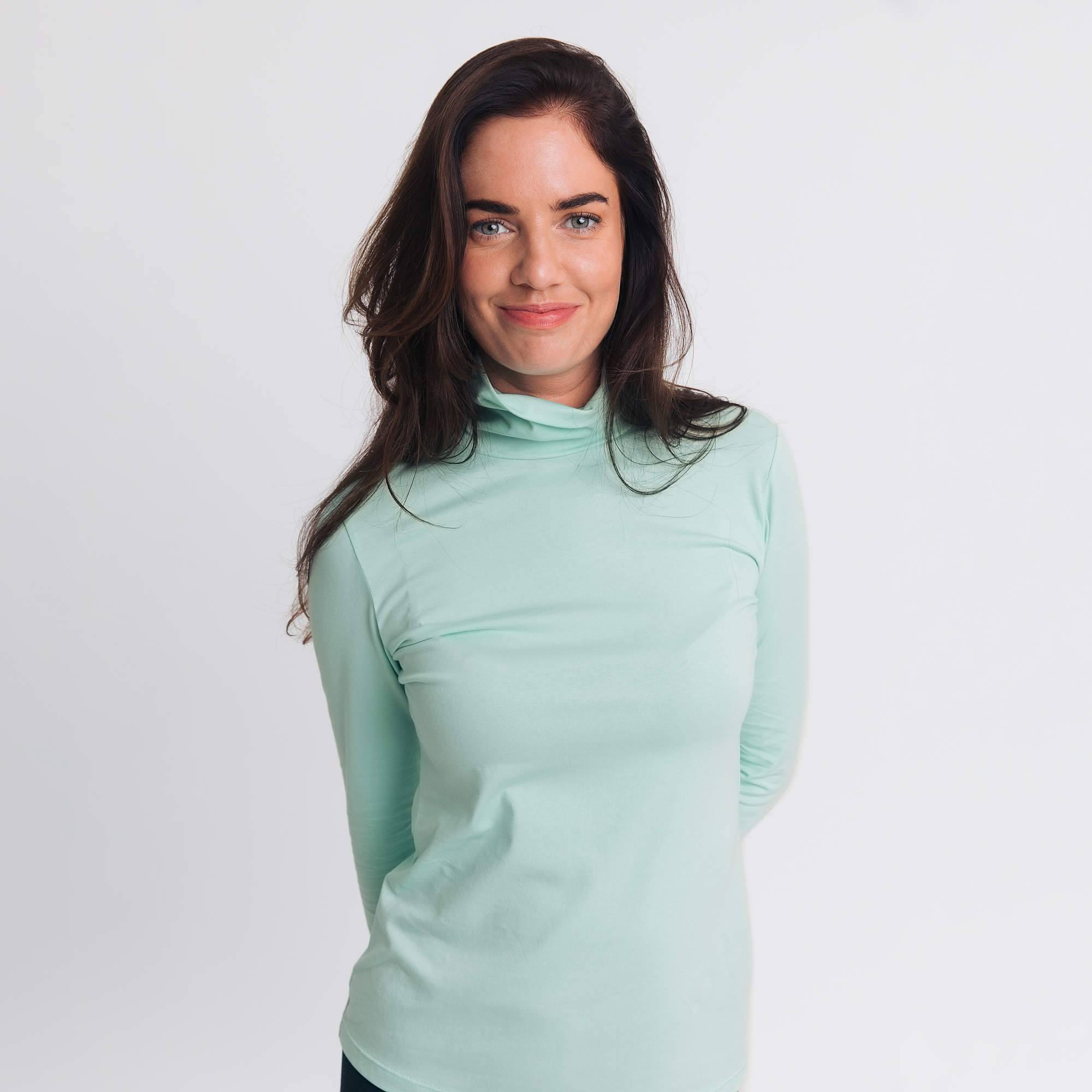 Mint turtleneck Women