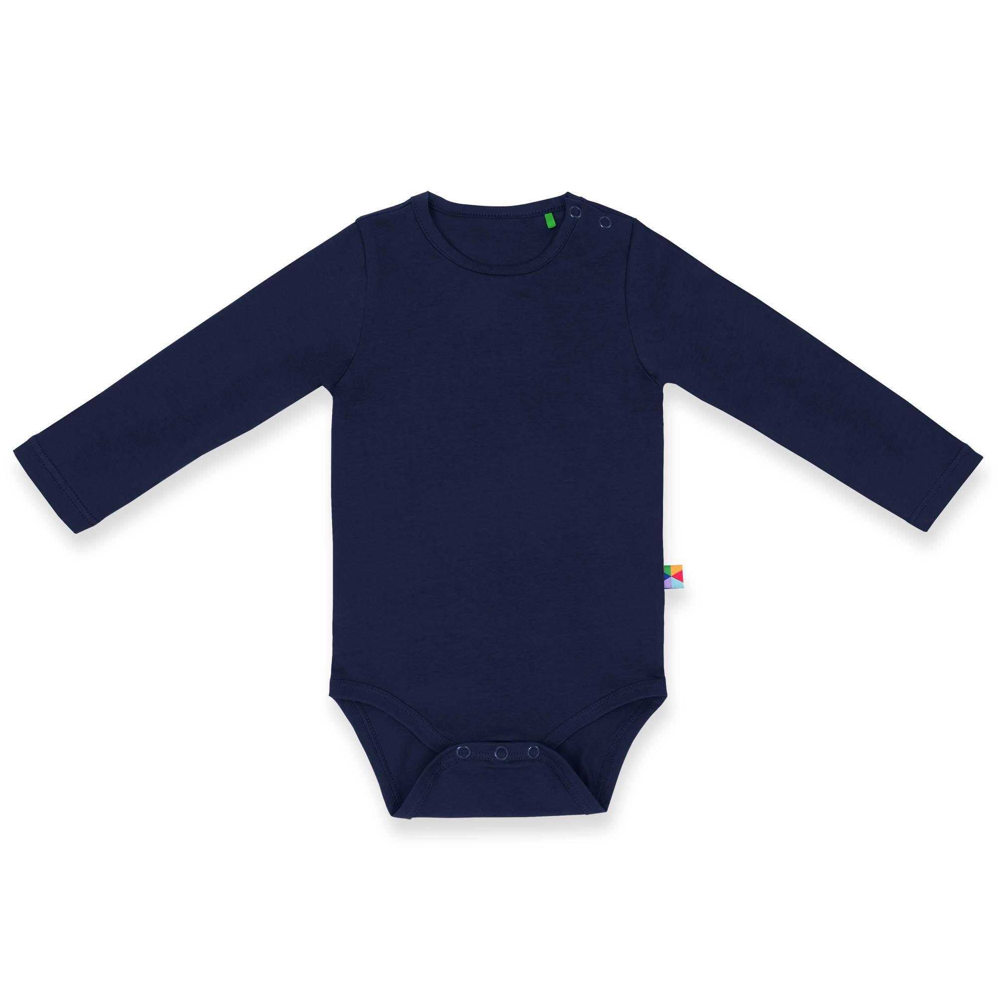 Navy blue long sleeve bodysuit