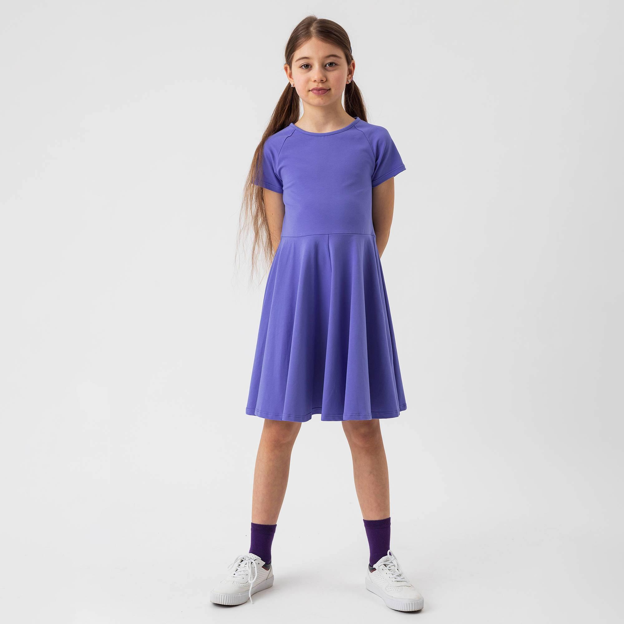 Very peri short sleeve dress