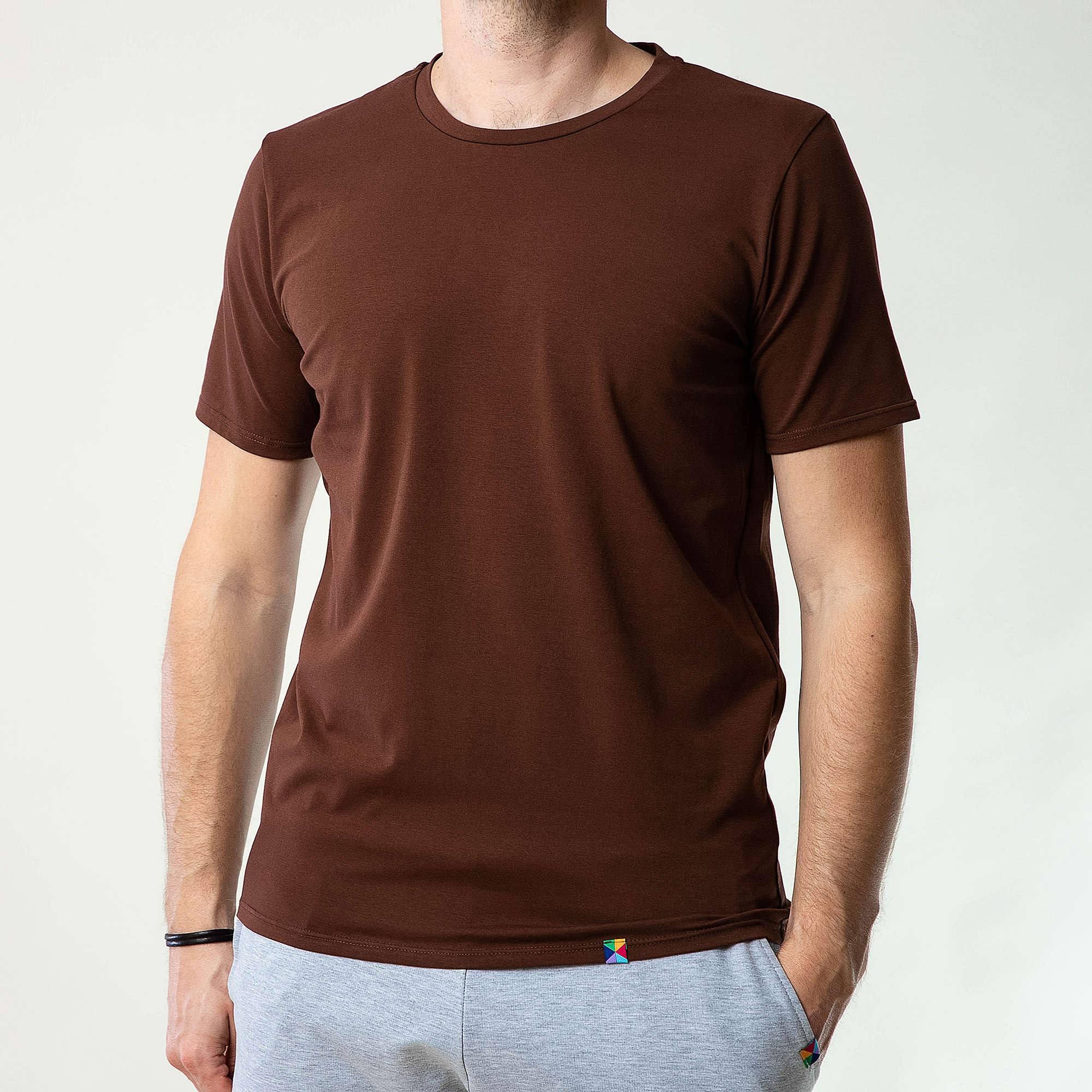 Brown T-shirt Men