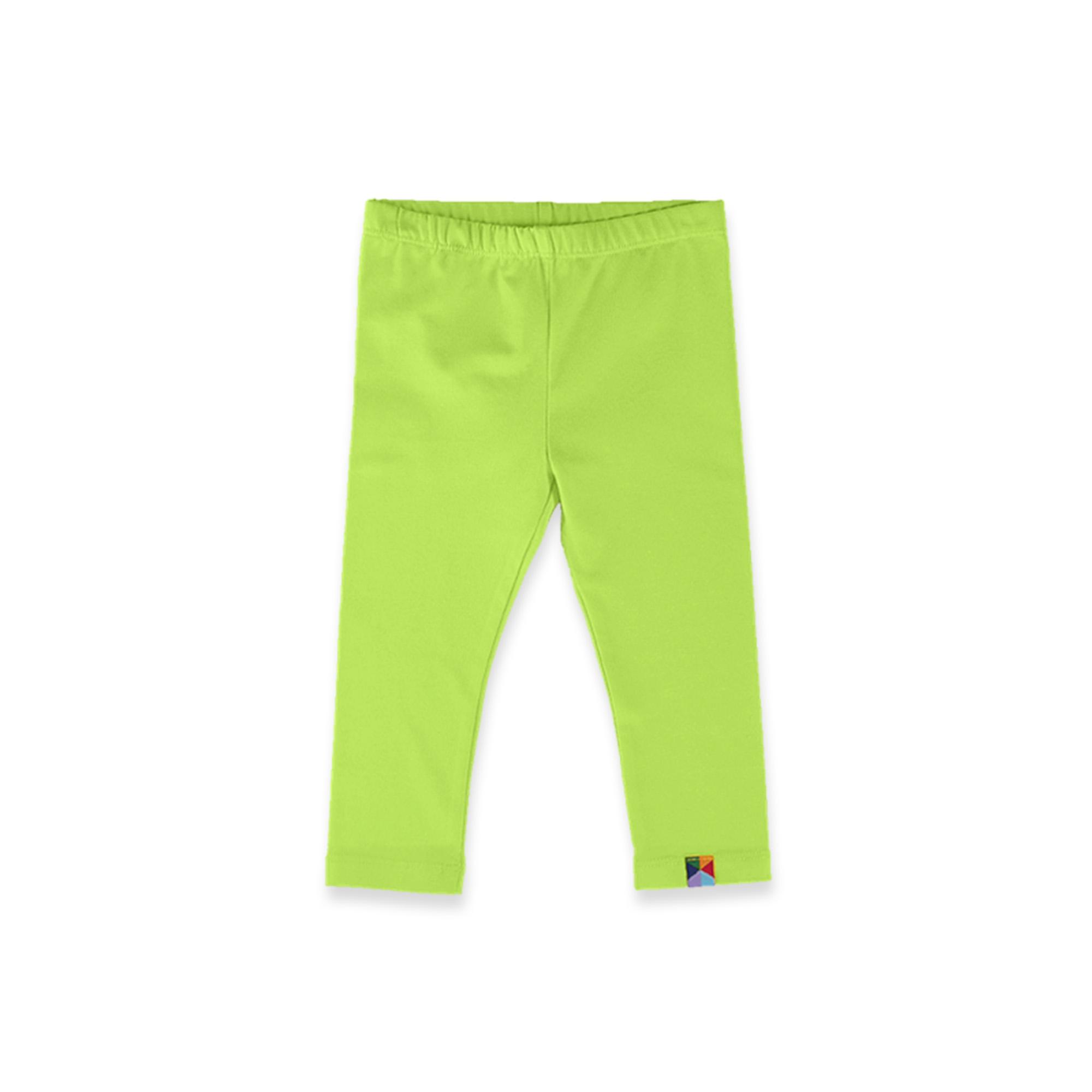 Lime green leggings 3/4