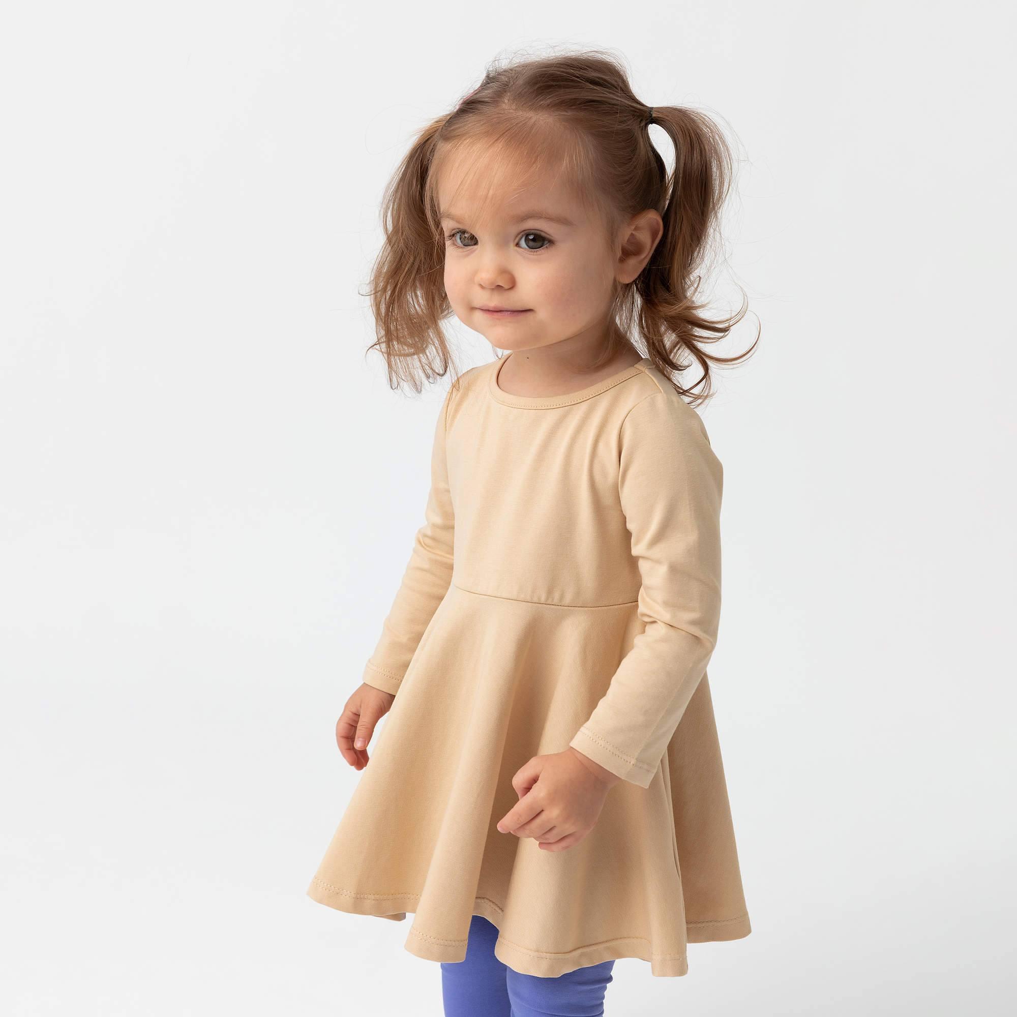 Beige long sleeve dress Baby