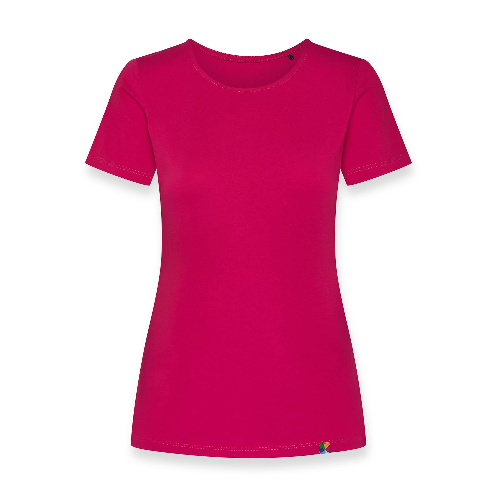 Pink crew neck shirt Women