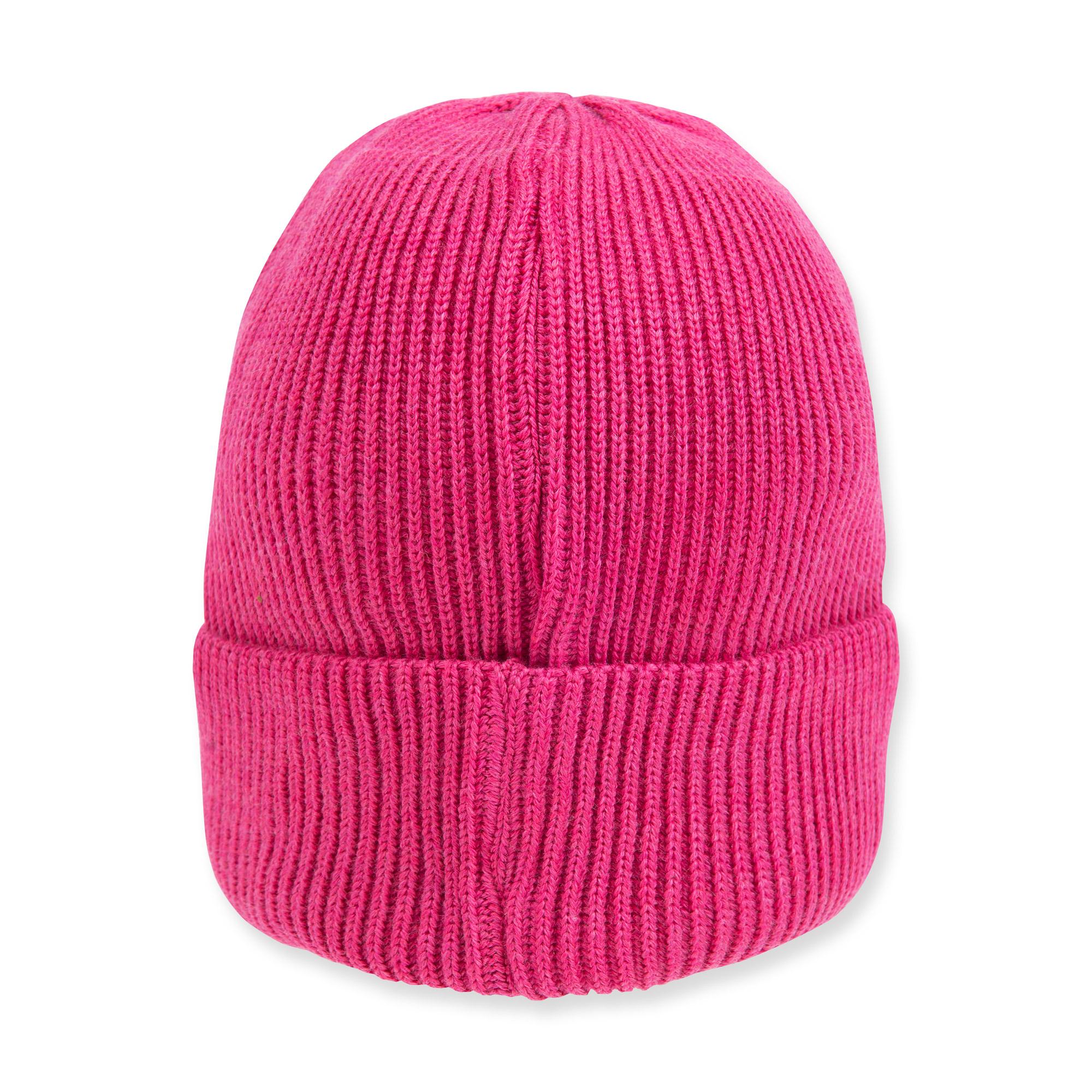 Pink merino wool hat kids