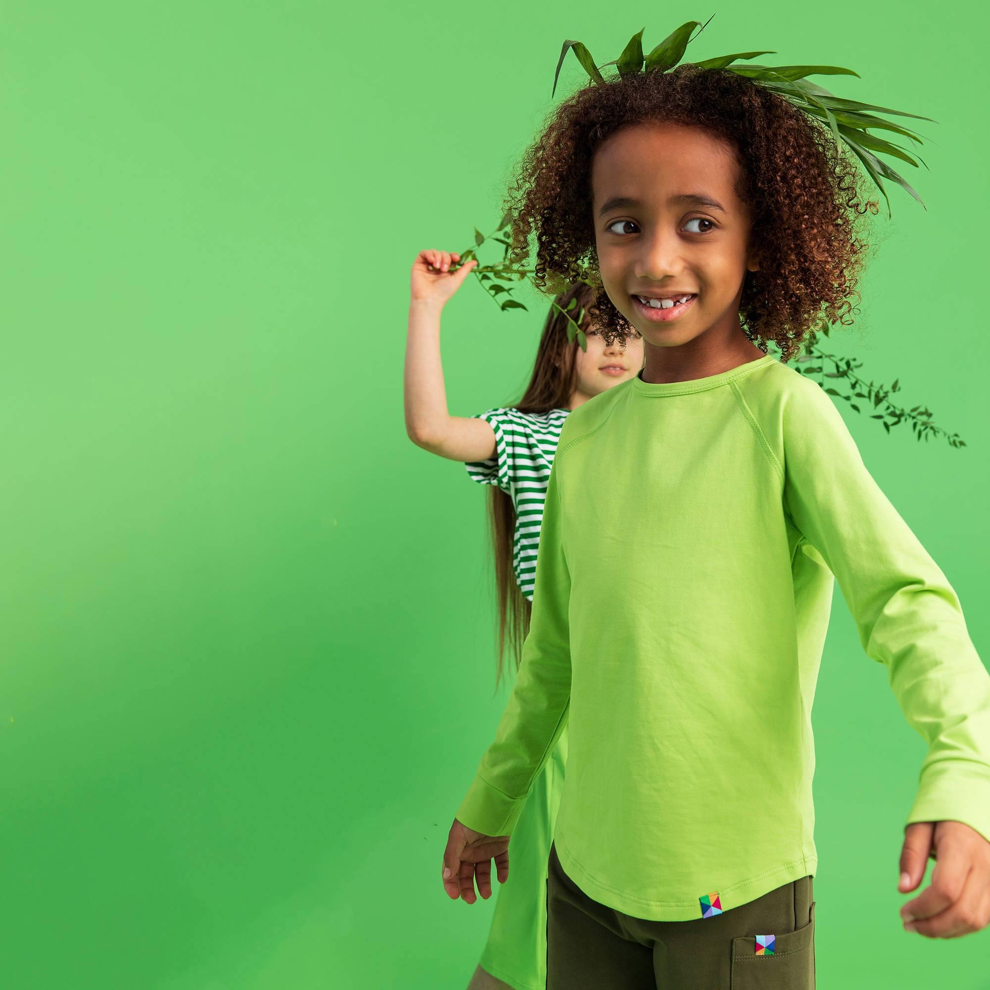 Lime green long sleeve shirt