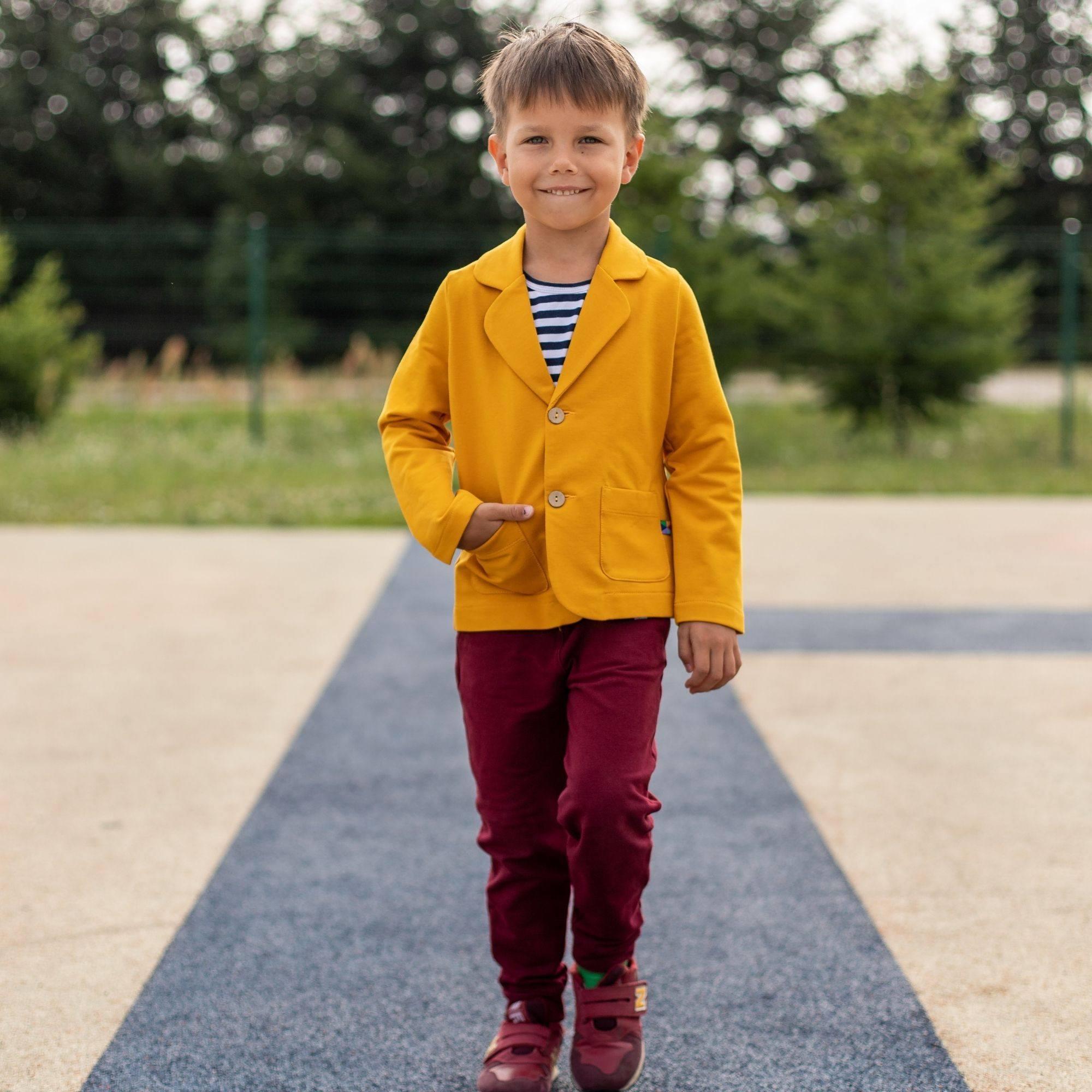 Mustard blazer jacket